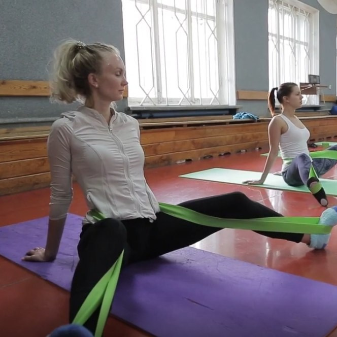 Стретчинг с резиной. Уроки стретчинга для взрослых