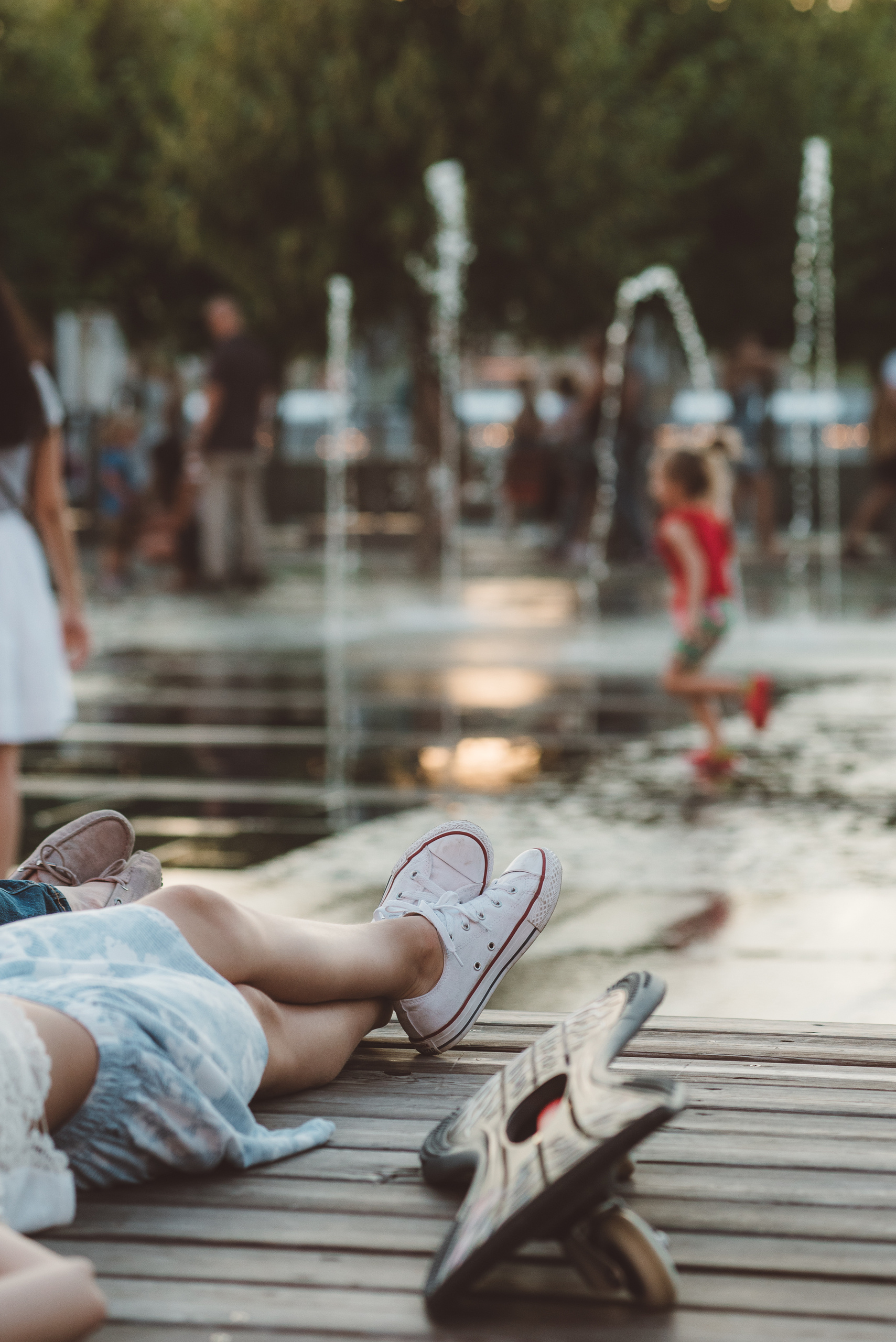 Вечерняя фотопрогулка в закатных лучах. Семейный фотограф в Москве Елена Снегирева