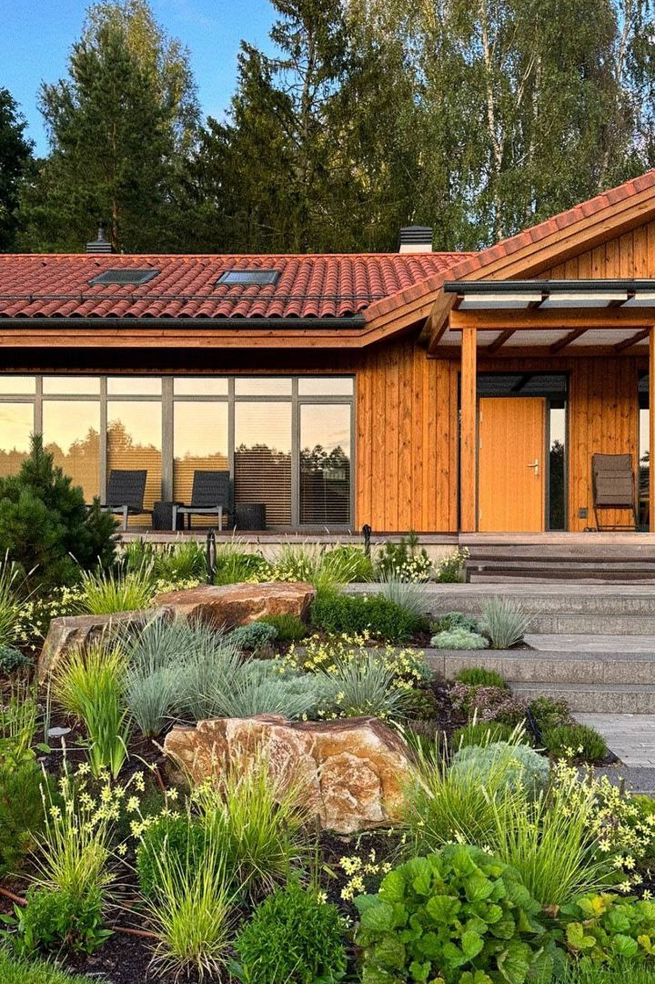 Реализованные проекты благоустройства и ландшафтного дизайна участков. Дизайн интерьера, мебели и ландшафта на КМВ | OXY Design