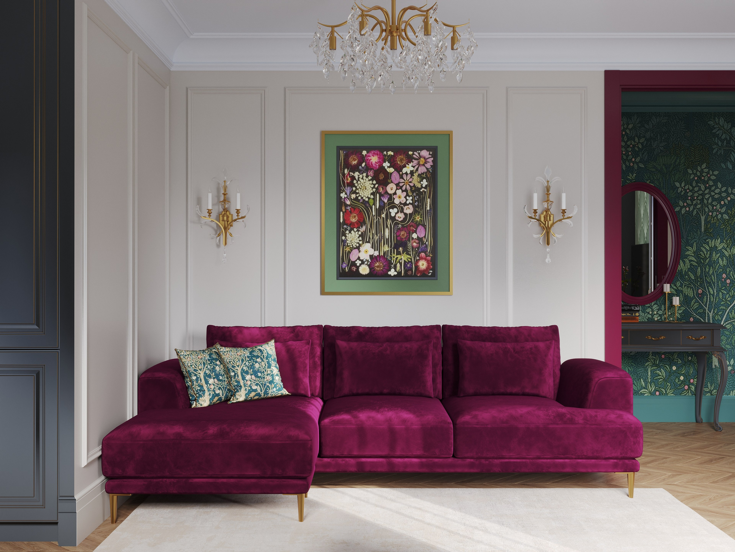 3D-визуализация интерьера для дизайн-студий, реалистичный свет и каталожная подача — Larionova.vis