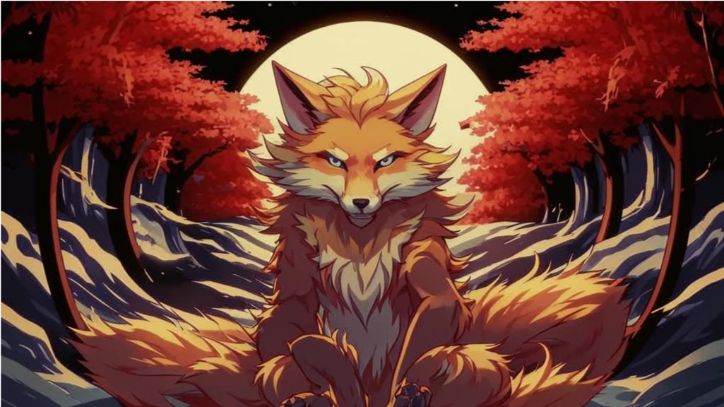 Кицунэ - японская лиса-оборотень. Ювелирное авторское кольцо с маской лисы в магазине в Joker-studio