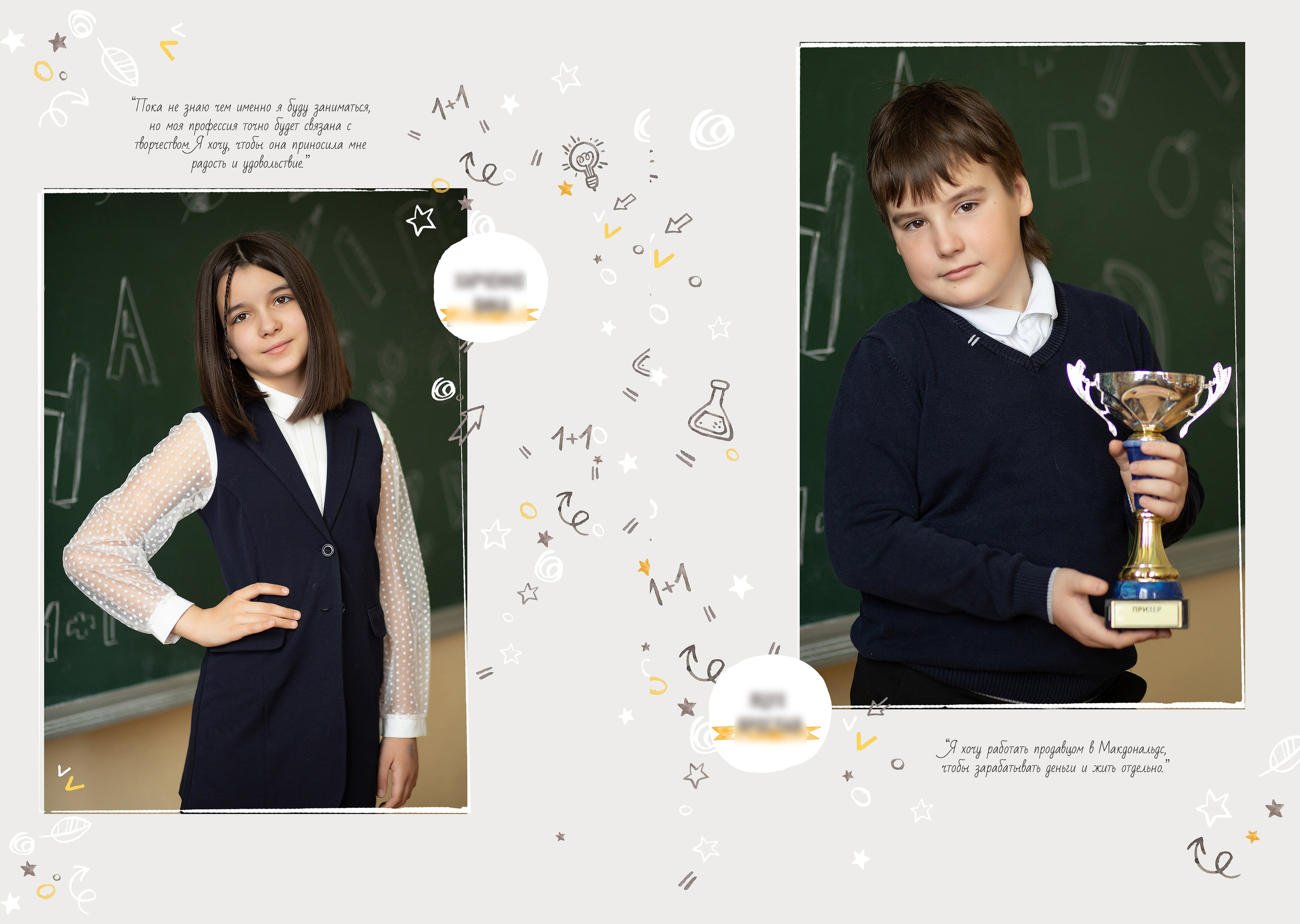 Альбом 40 ОБЩИЙ для младших классов. Выпускные альбомы для школ и детских садов — фотокниги и виньетки