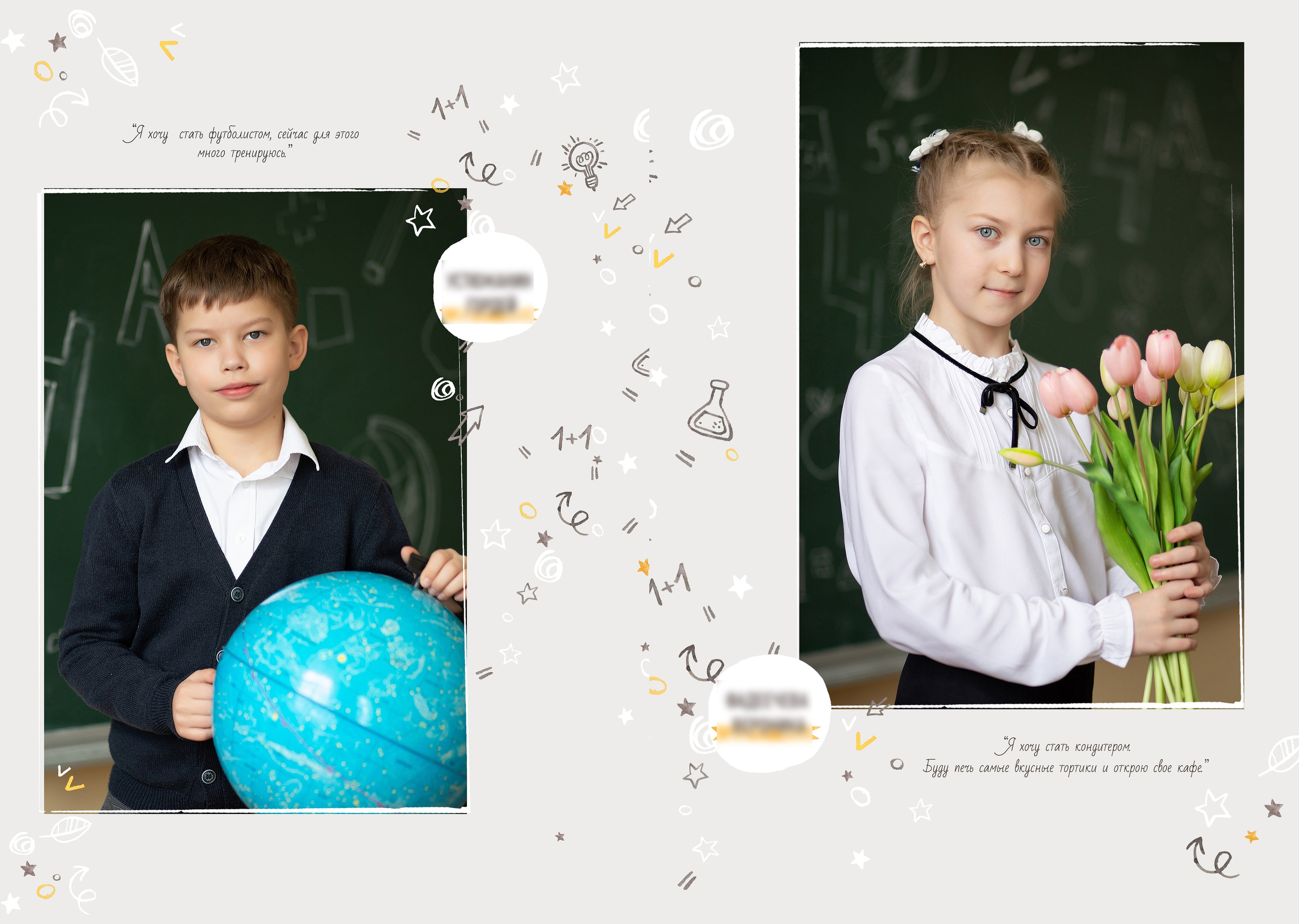 Альбом 40 ОБЩИЙ для младших классов. Выпускные альбомы для школ и детских садов — фотокниги и виньетки