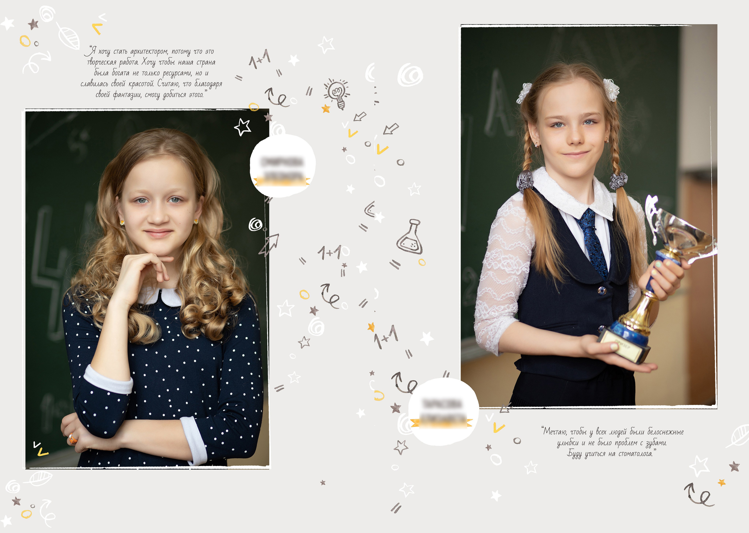 Альбом 40 ОБЩИЙ для младших классов. Выпускные альбомы для школ и детских садов — фотокниги и виньетки