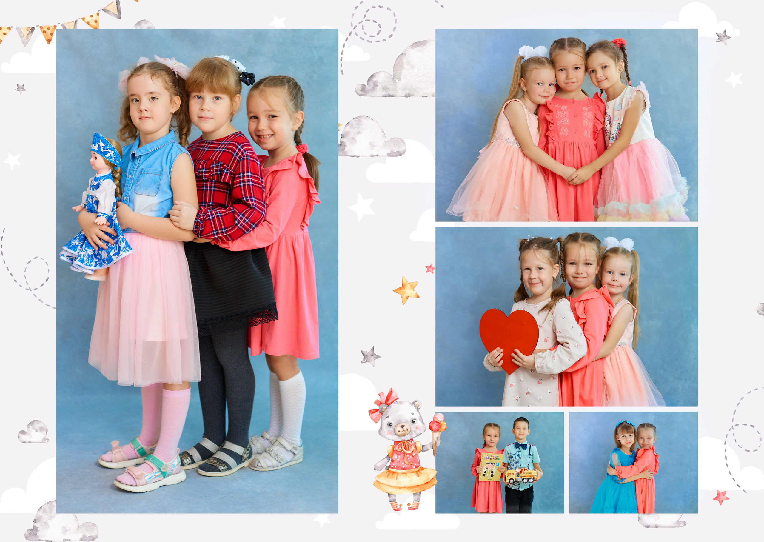 Выпускные альбомы — Детский сад. Семейный, детский и школьный фотограф Марина Силини