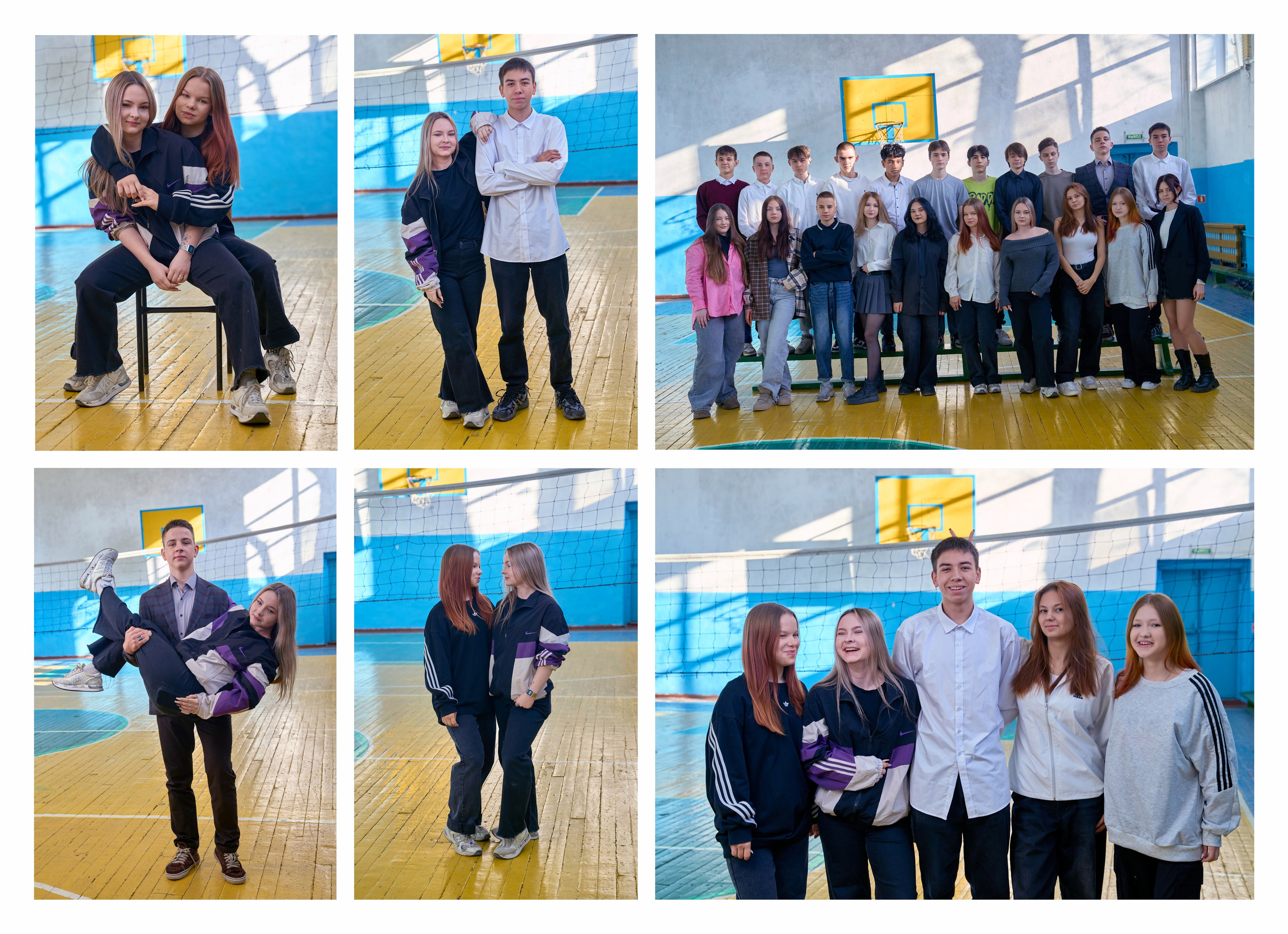Примеры готовых разворотов. Школа. Выпускные фотокниги во Владивостоке Джуган Елена