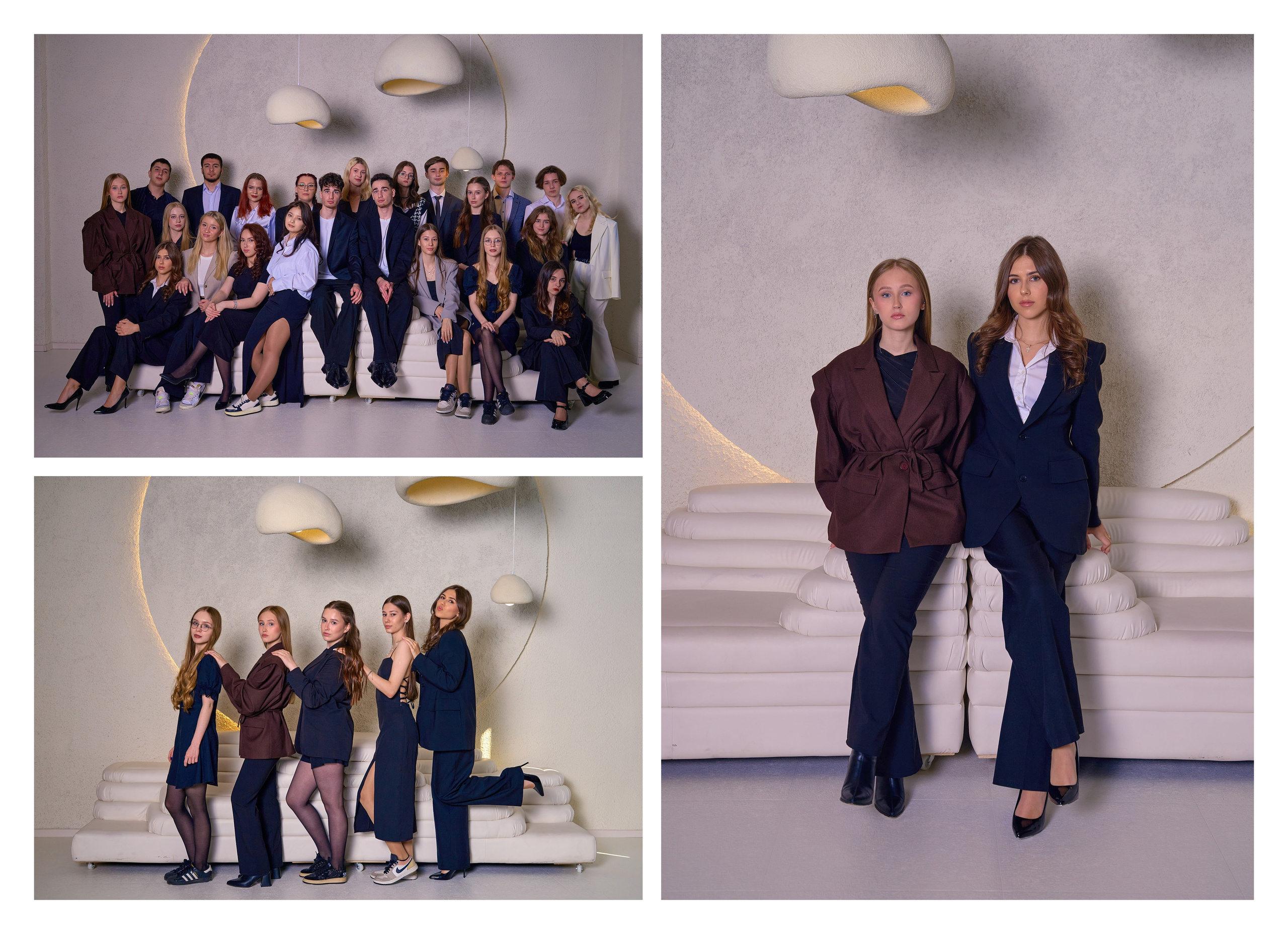 Примеры готовых разворотов. Школа. Выпускные фотокниги во Владивостоке Джуган Елена