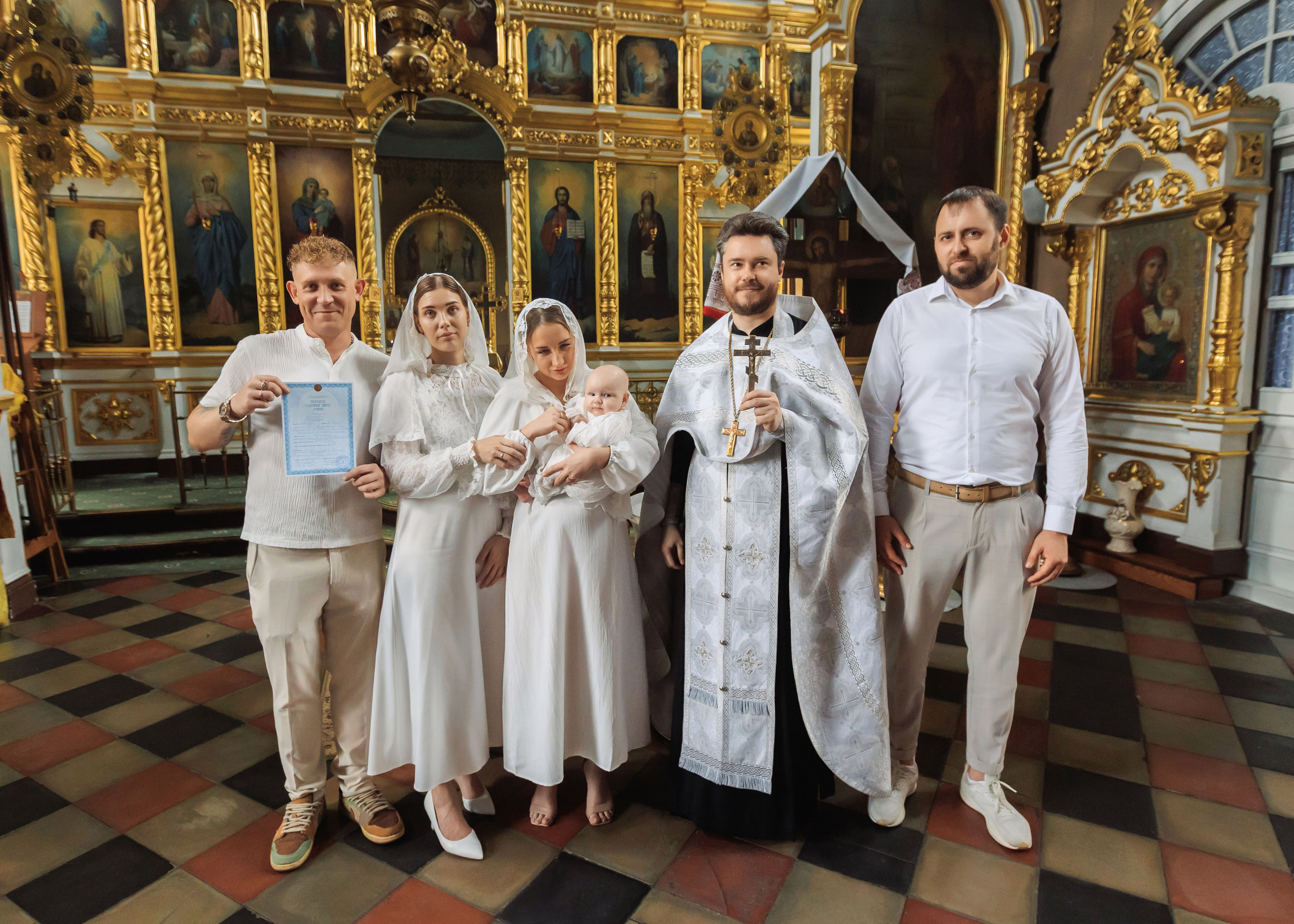 Крещение в храме Спаса Нерукотворного Образа | Фотограф