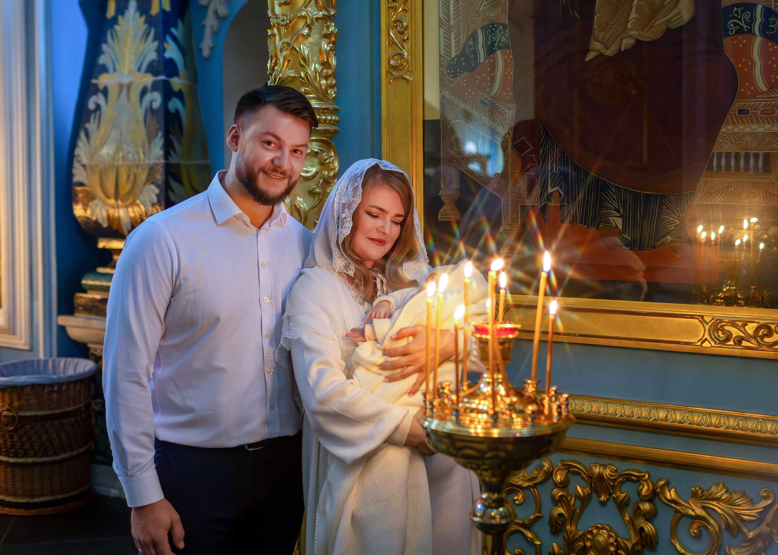 Крещение в Новом Иерусалиме. Семейный и детский фотограф в Москве Юлия