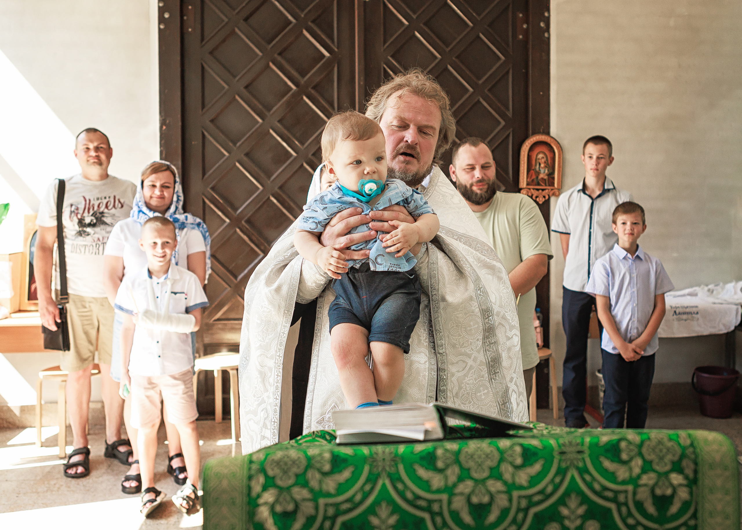 — Съёмка таинства крещения. Выпускные альбомы для школ и детских садов