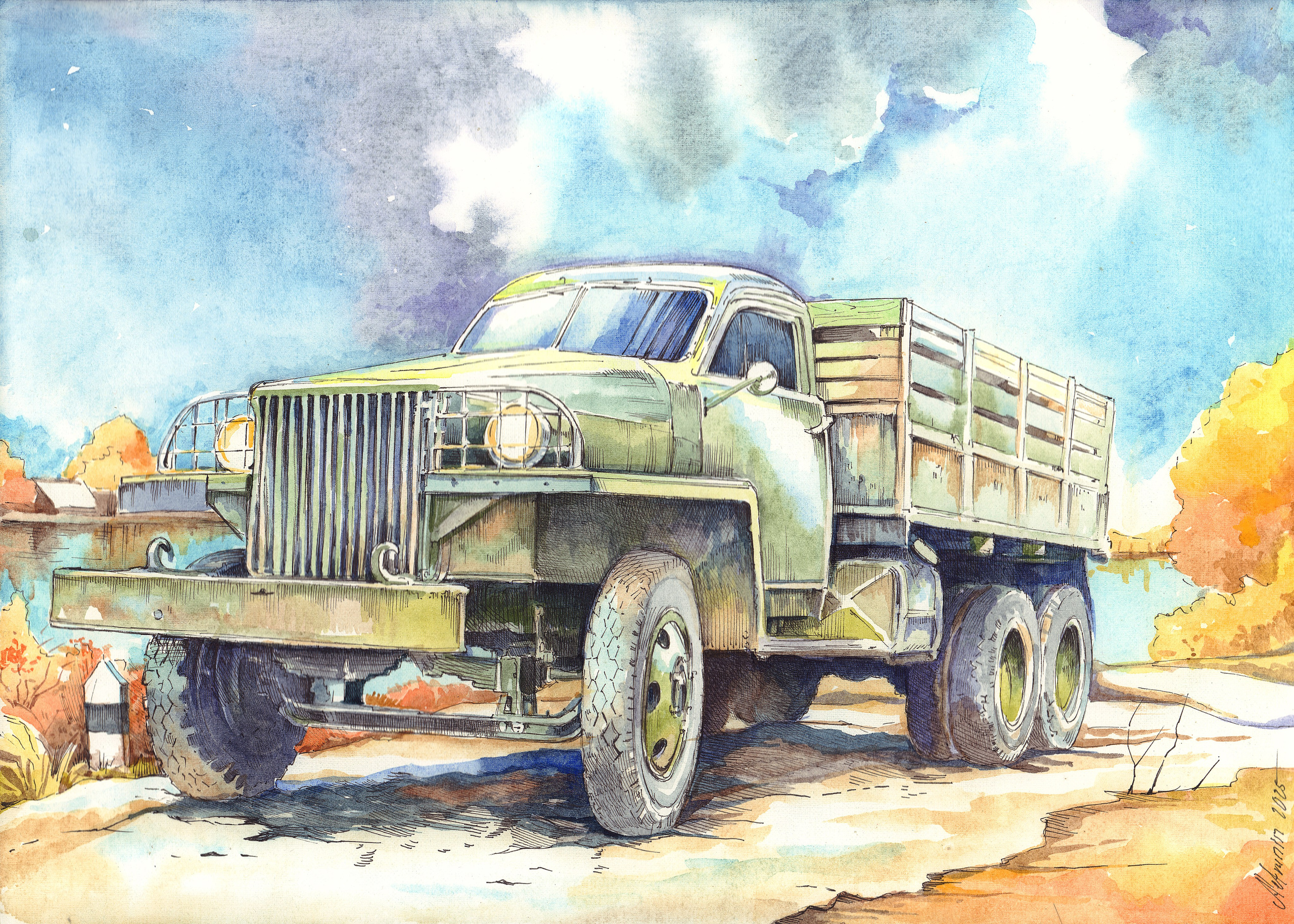 Контакты. Художник Александр Петрунин