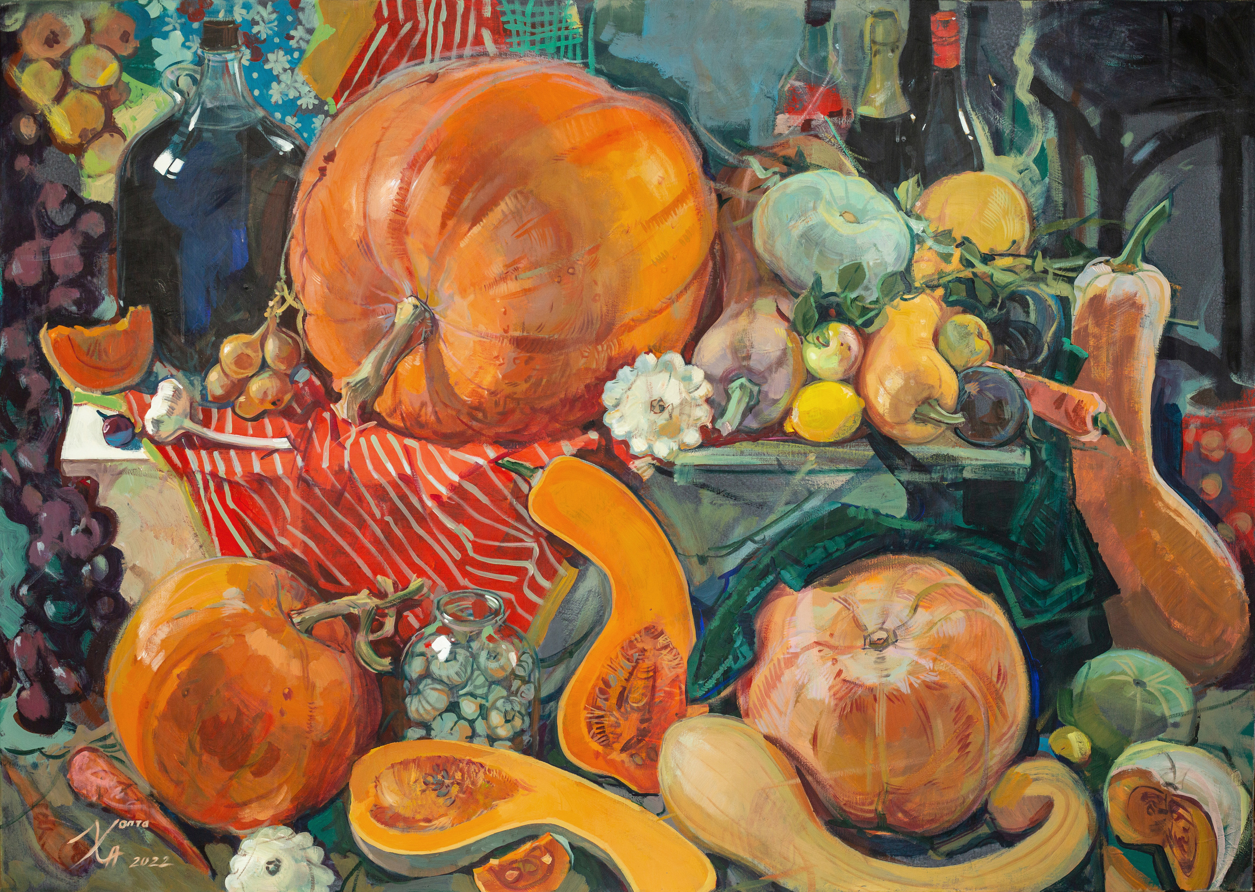 ART. Artist Anna Khopta. Oil and Acrylic Paintings. Moscow