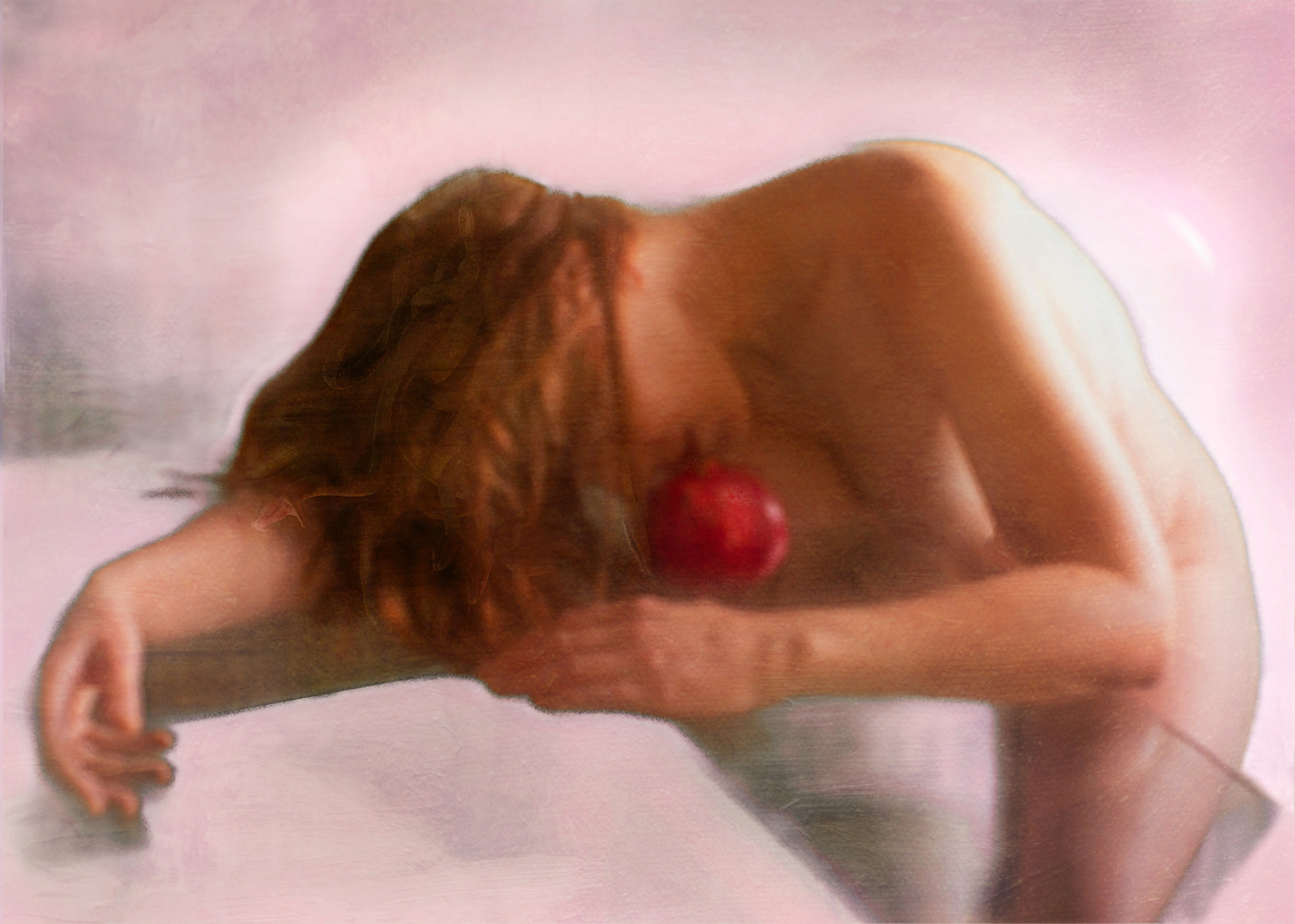 Фрагмент работы фотохудожника Андрея Фанг "Розовые сны"