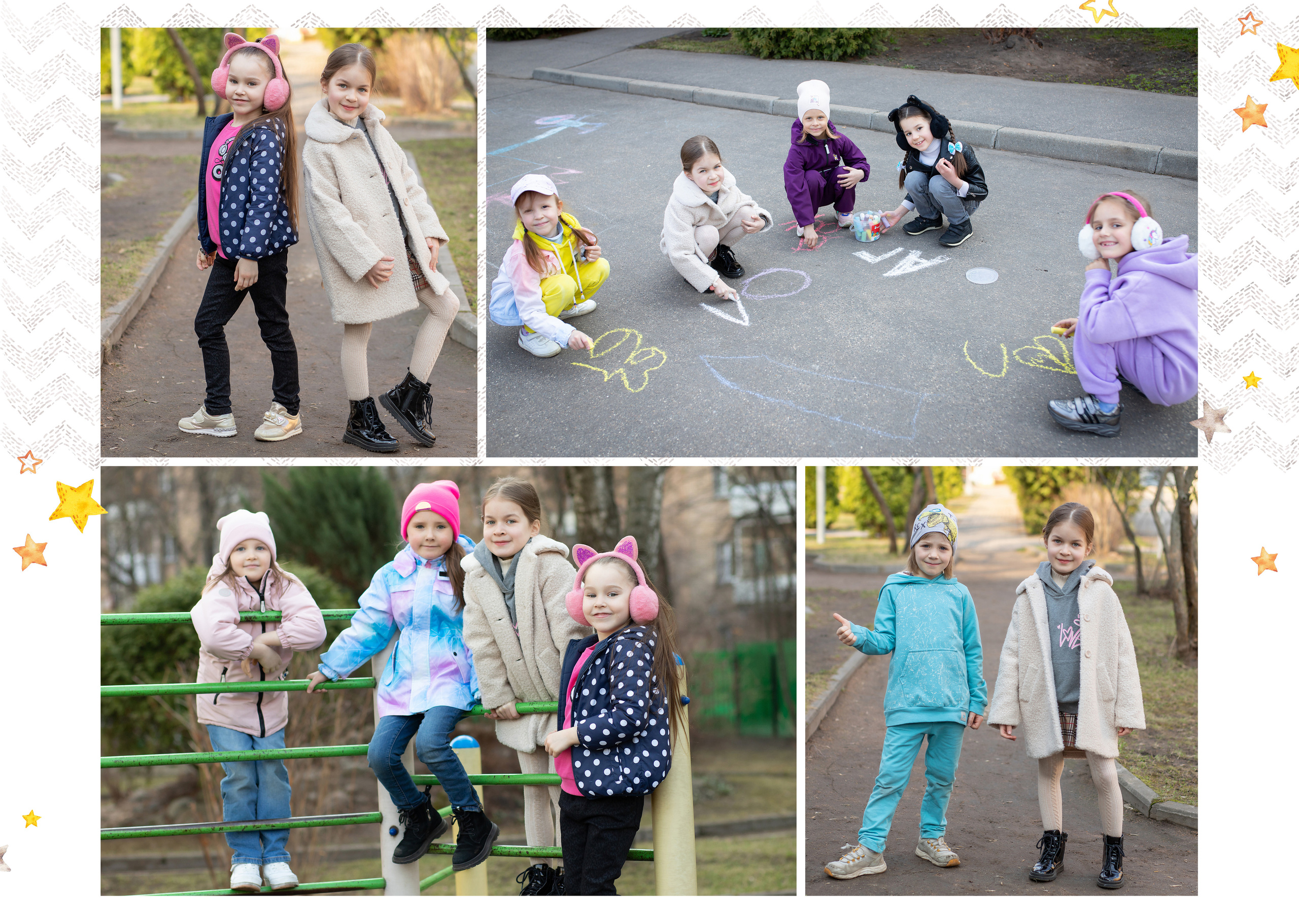 фотографии на прогулке в детском саду