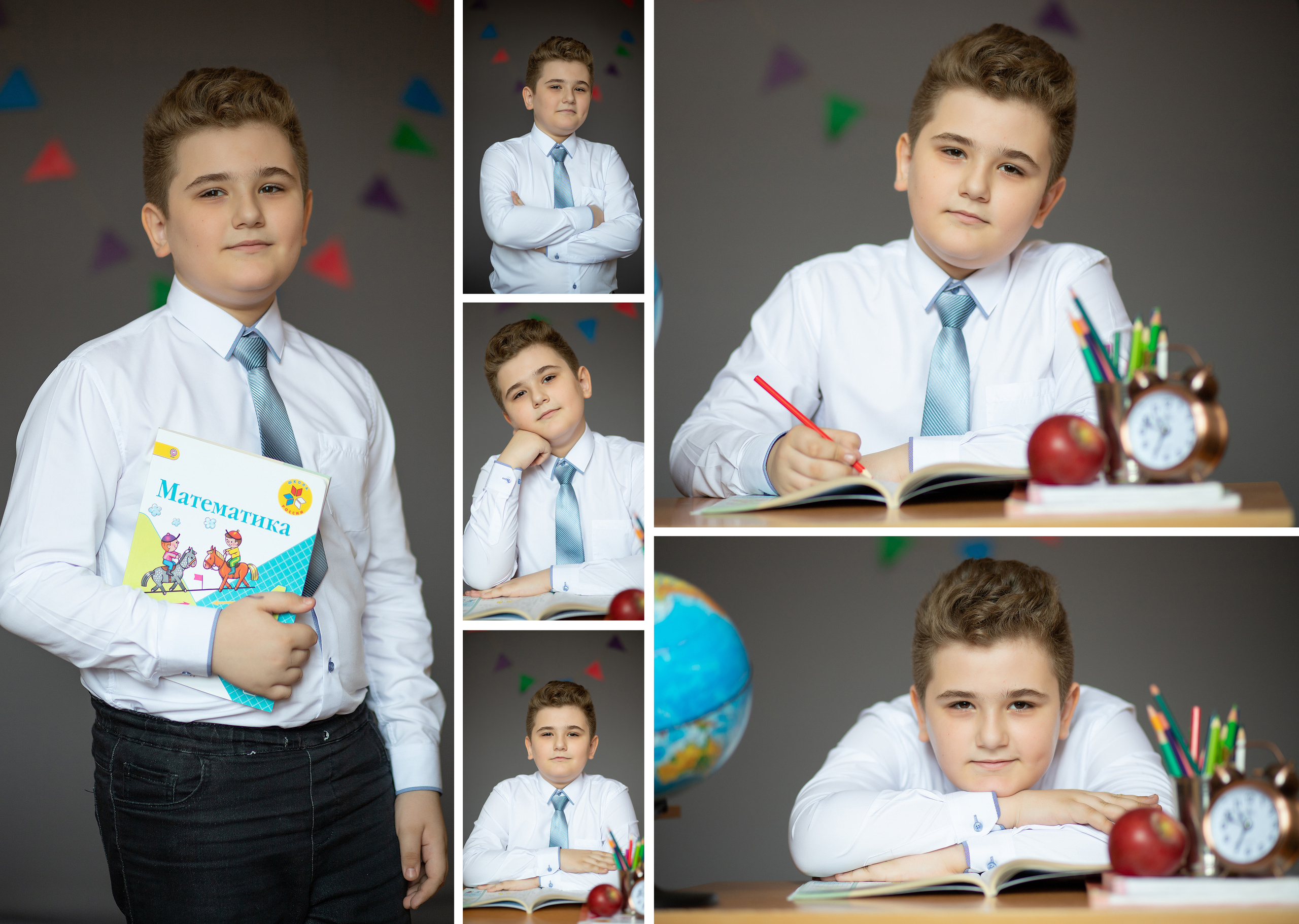 Портреты школьника для выпускного альбома