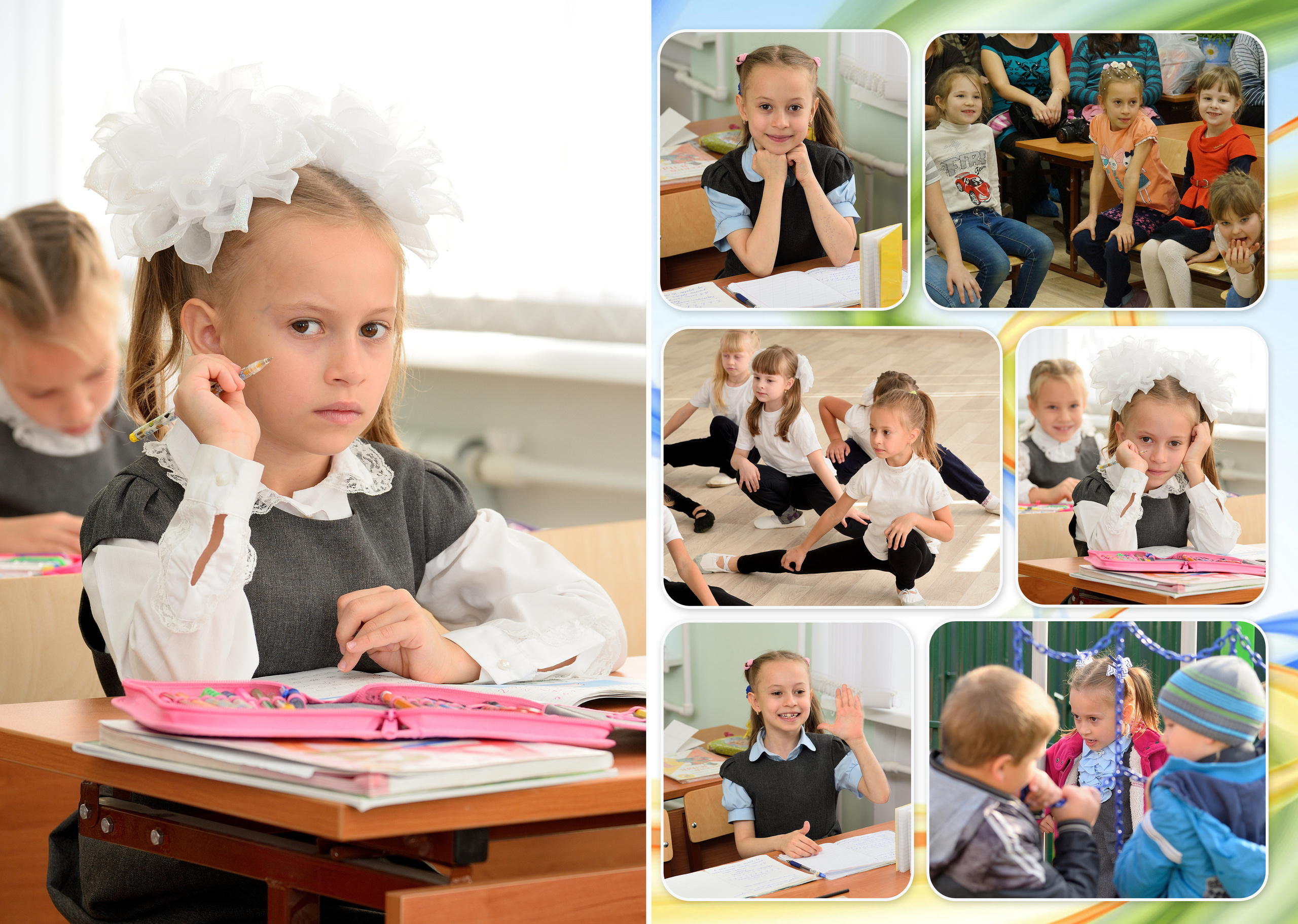 Выпускные альбомы для школ и детских садов Александр и Динара