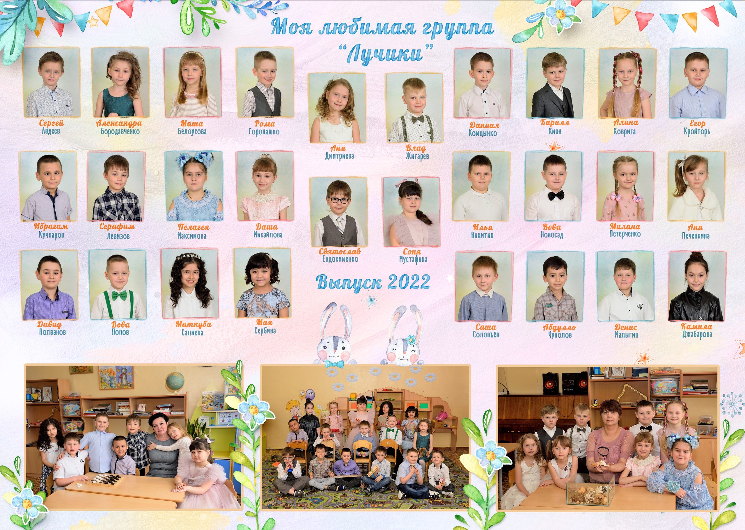 11-Альбом на 2 разворота. Выпускные альбомы для школ и детских садов Александр и Динара