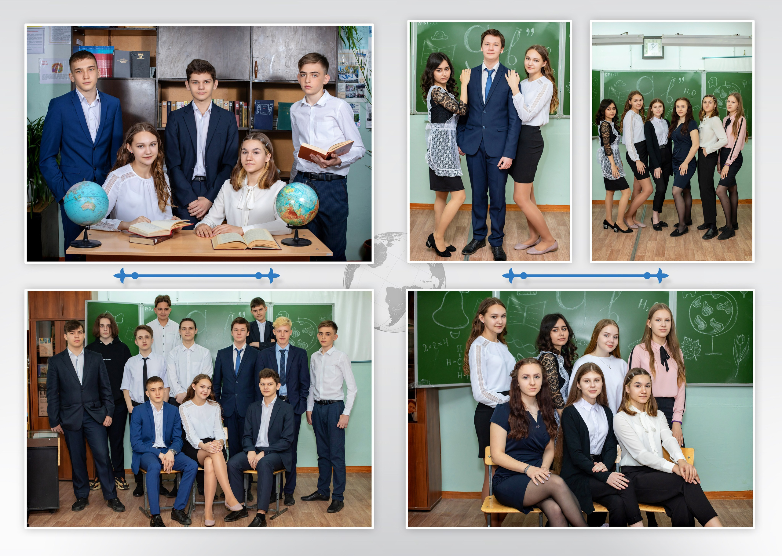 Альбом 3 разворота. Выпускные фотокниги