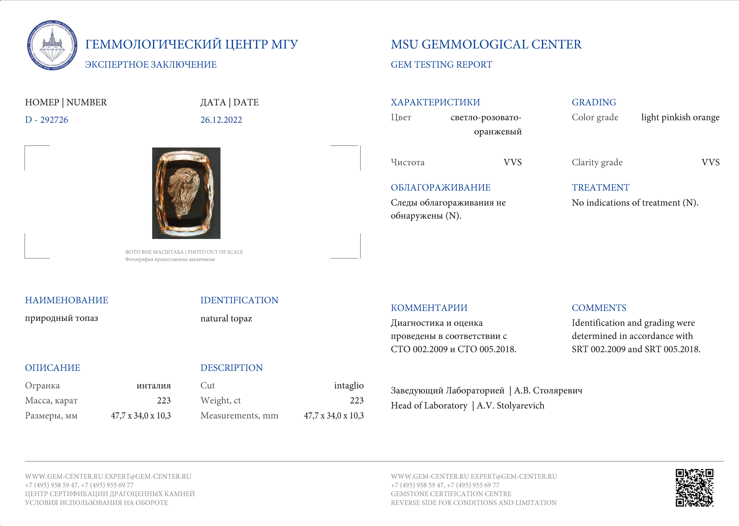 Инталии Владимира Поповича: профессиональная фотосъёмка Андрея Калинина