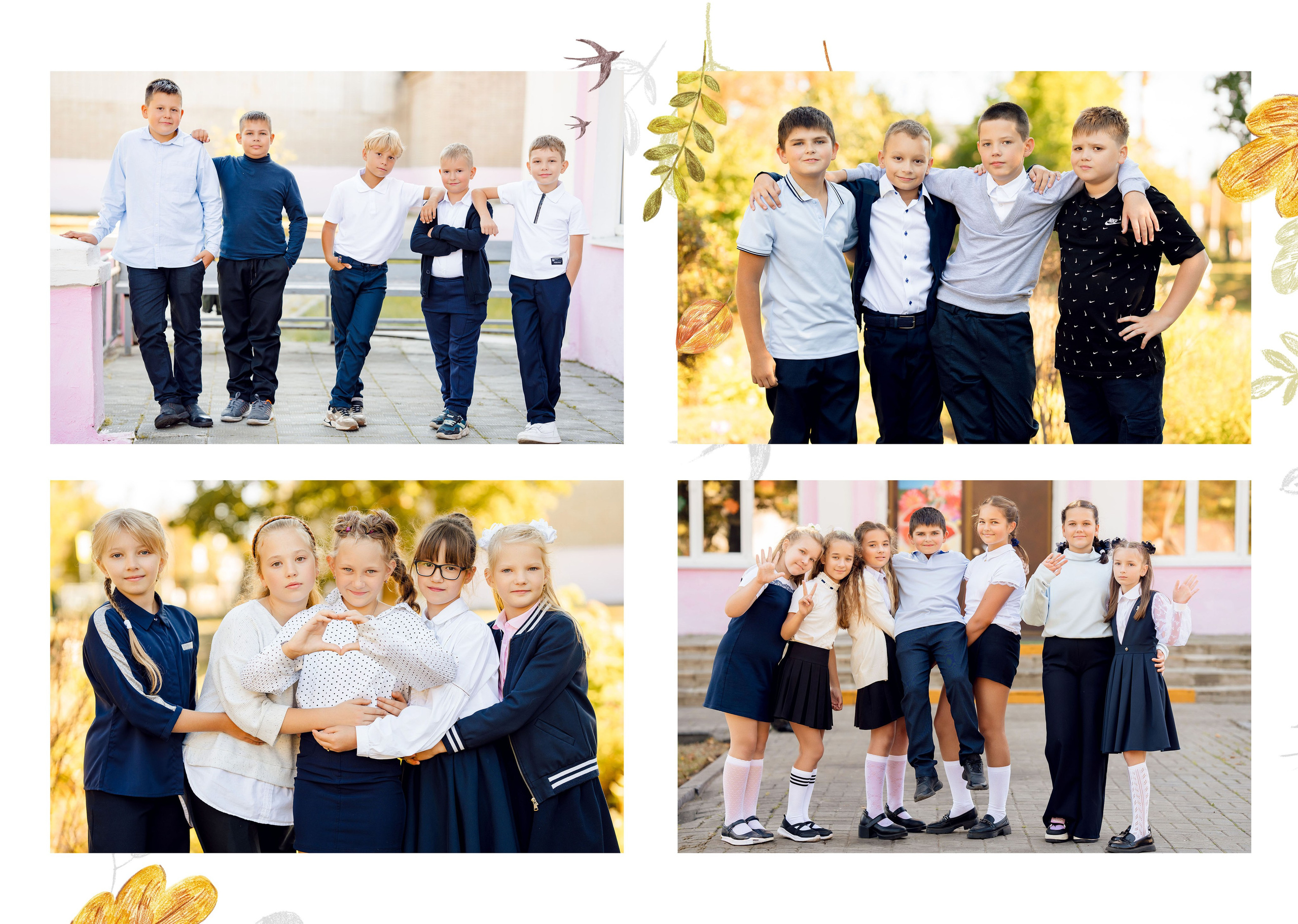 Младшая школа АЛЬБОМ 12 разворотов. Выпускные альбомы ДНР, Донецк