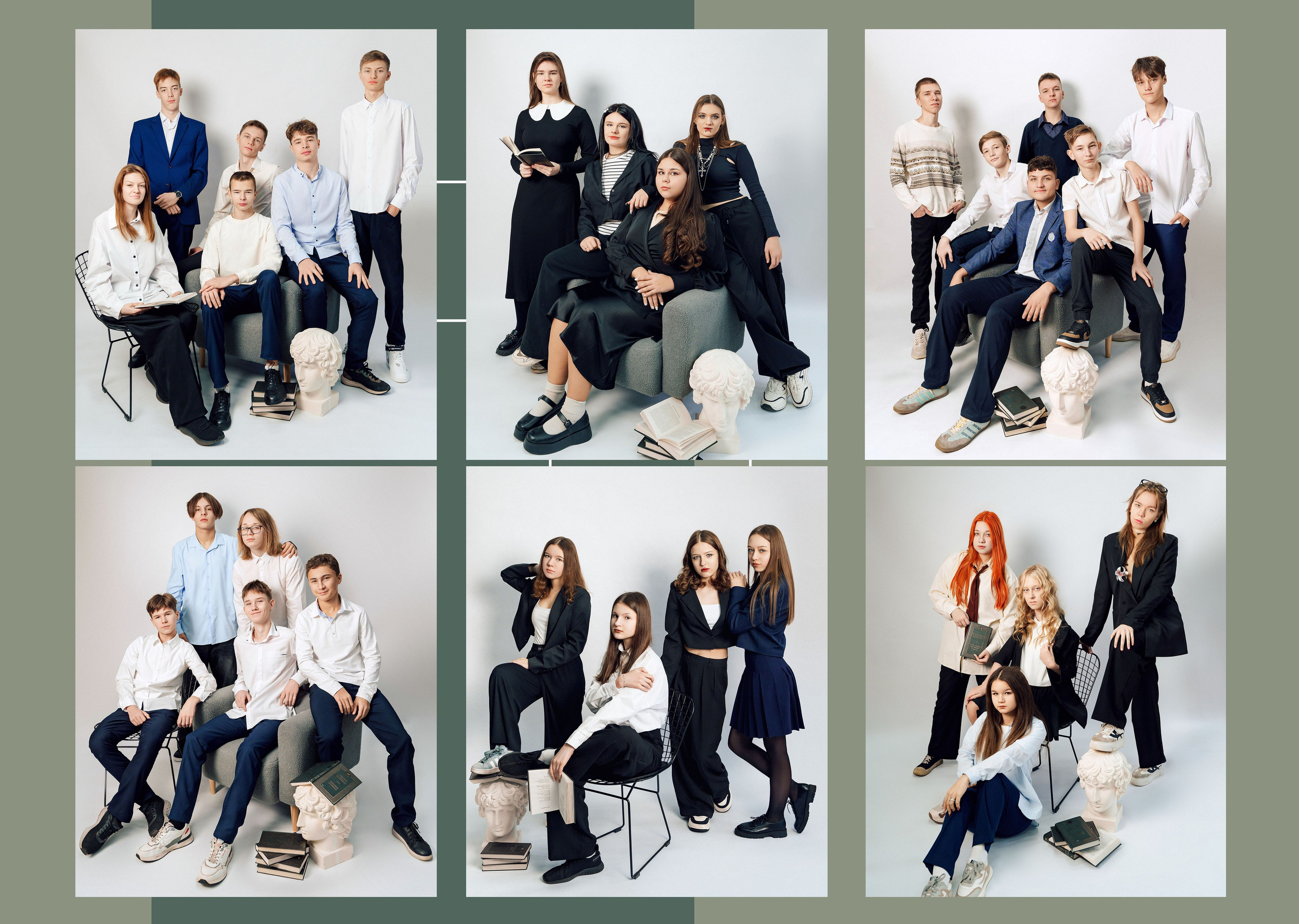 Старшая школа_планшет 2 разворота. Выпускные альбомы Шатура Рошаль МО