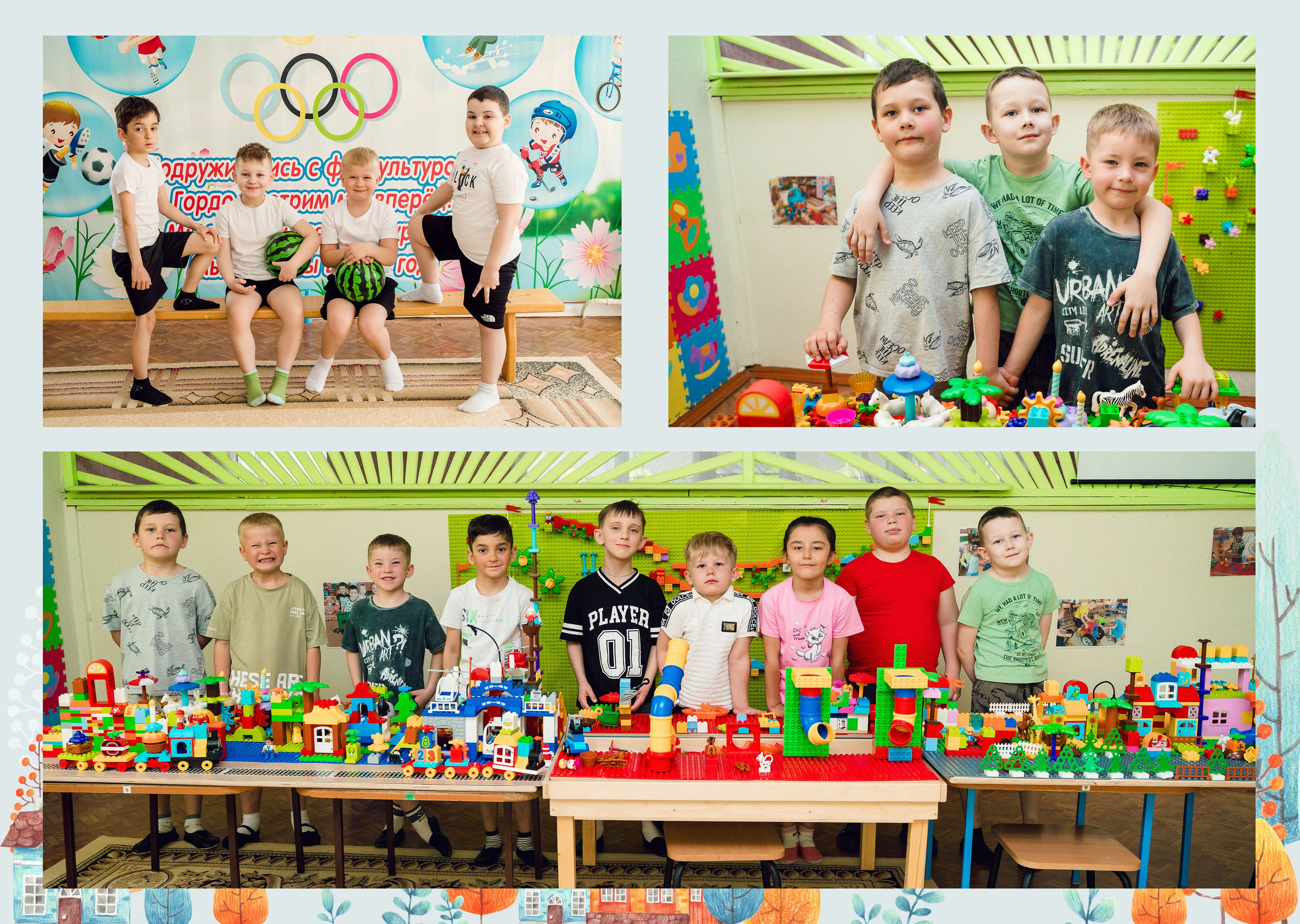 Детский сад_6 разворотов инд. Выпускные альбомы Шатура Рошаль МО