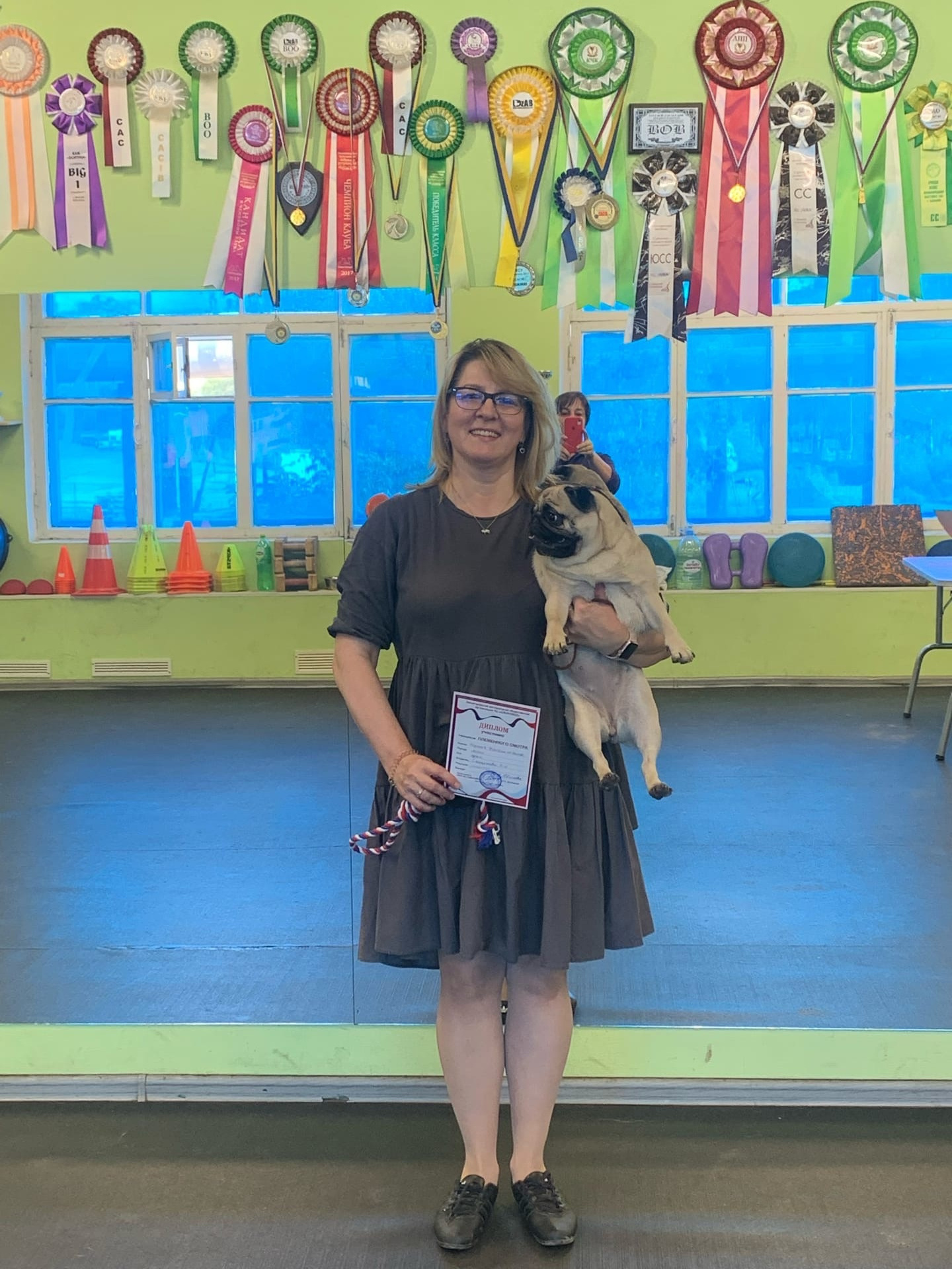 Племенной смотр, судья-эксперт РКФ/FCI Ольга Иосифовна Шилова. НРОО КЦ "Собаковод"