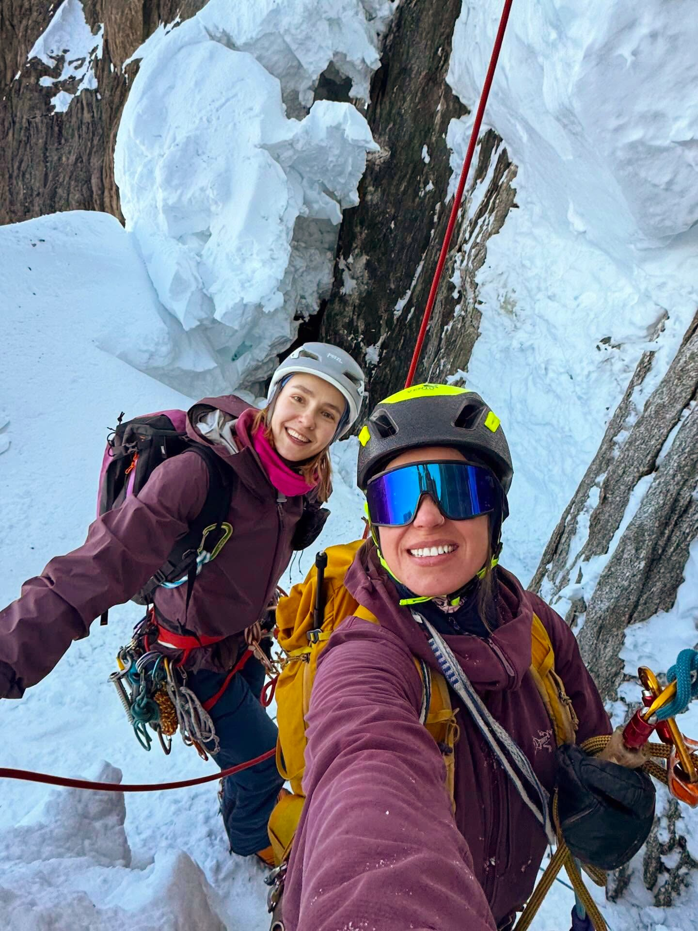 Женский микст: два маршрута на Mont Blanc du Tacul за 2 дня. Премия Стальной Ангел