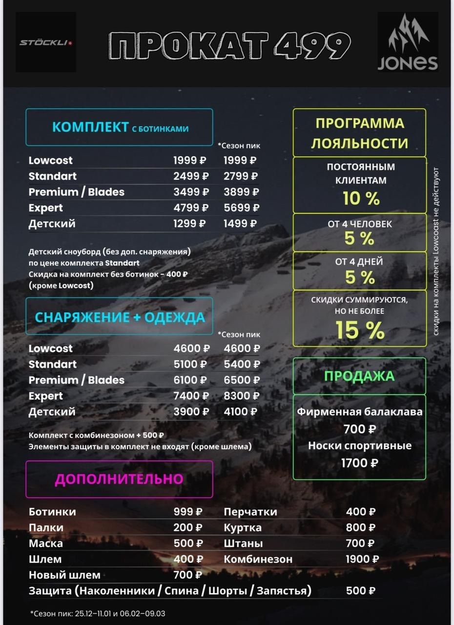 ПРОКАТ 499. Инструктор по сноуборду и горным лыжам Красная поляна
