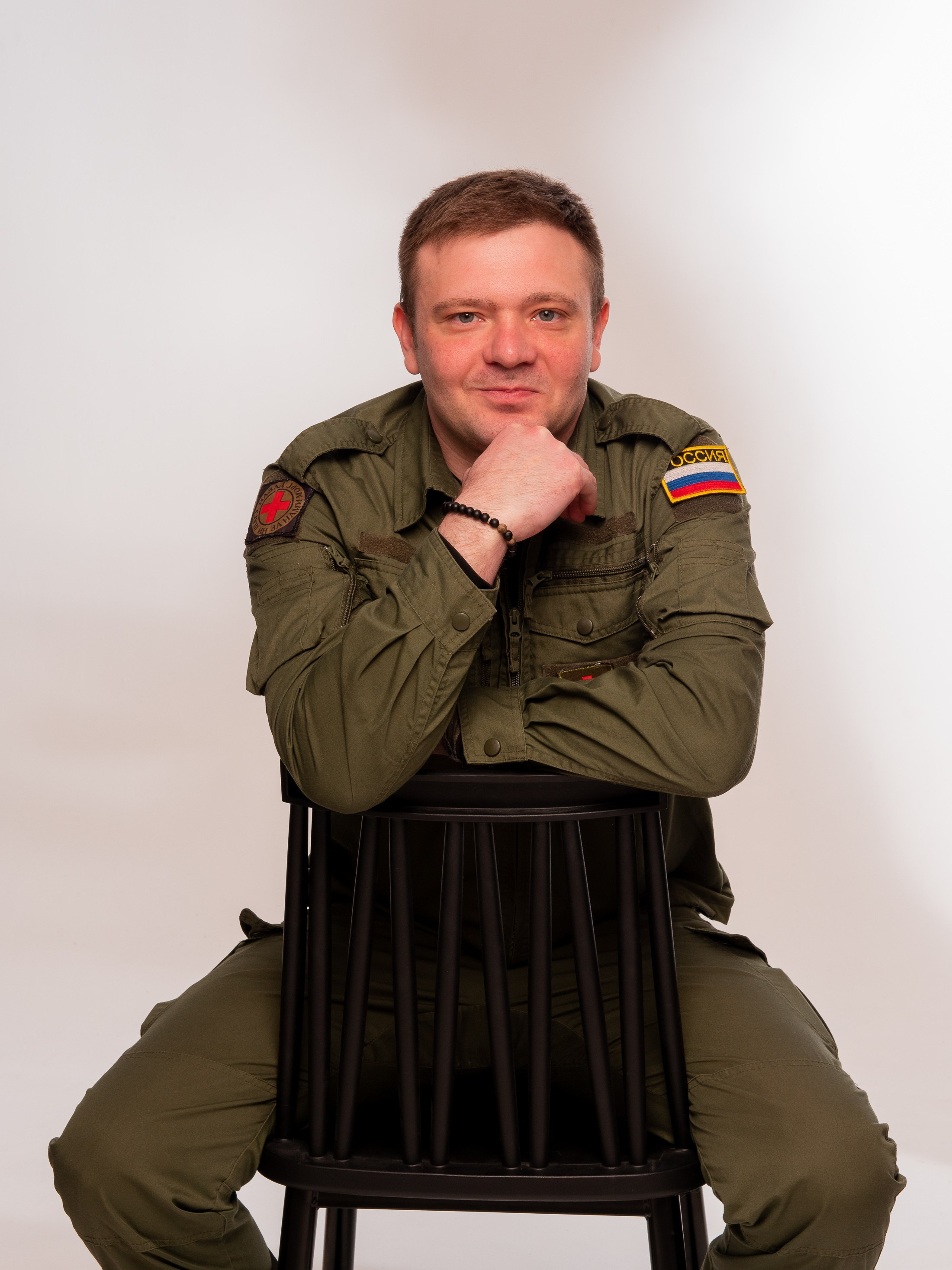 Съемка для выставки фотографий героев СВО. Фотограф Диана Одинцова в Волгограде