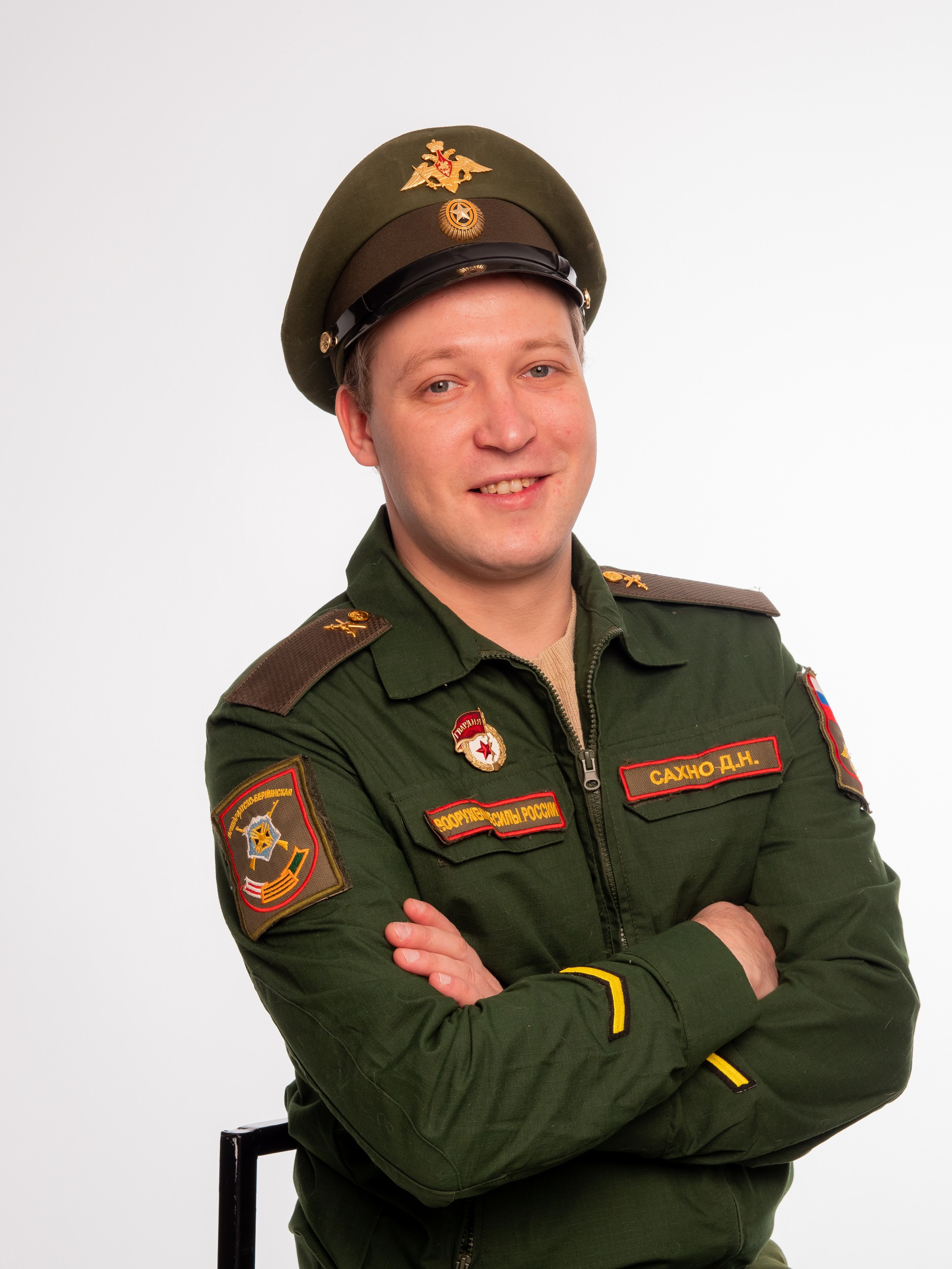 Съемка для выставки фотографий героев СВО. Фотограф Диана Одинцова в Волгограде