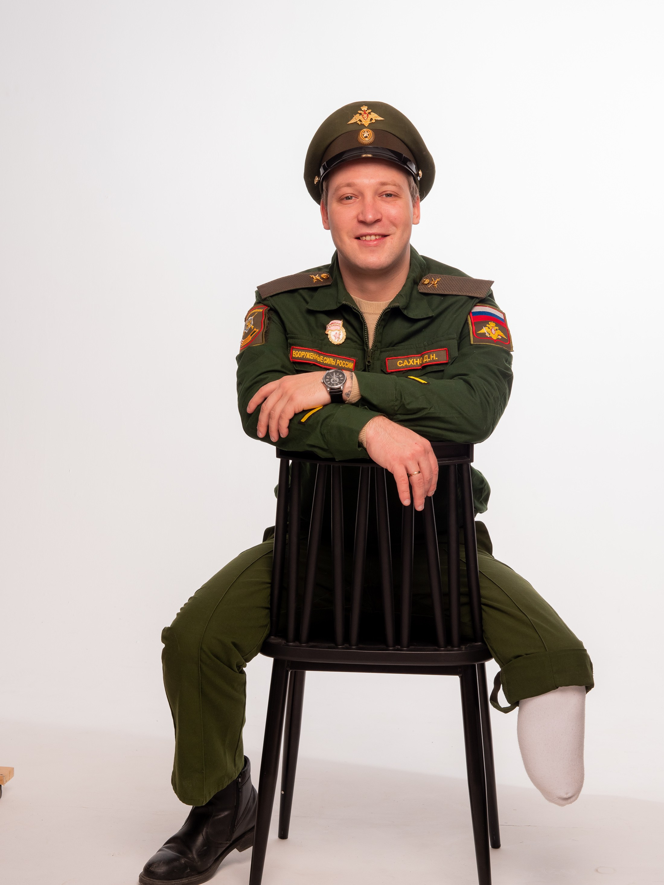 Съемка для выставки фотографий героев СВО. Фотограф Диана Одинцова в Волгограде