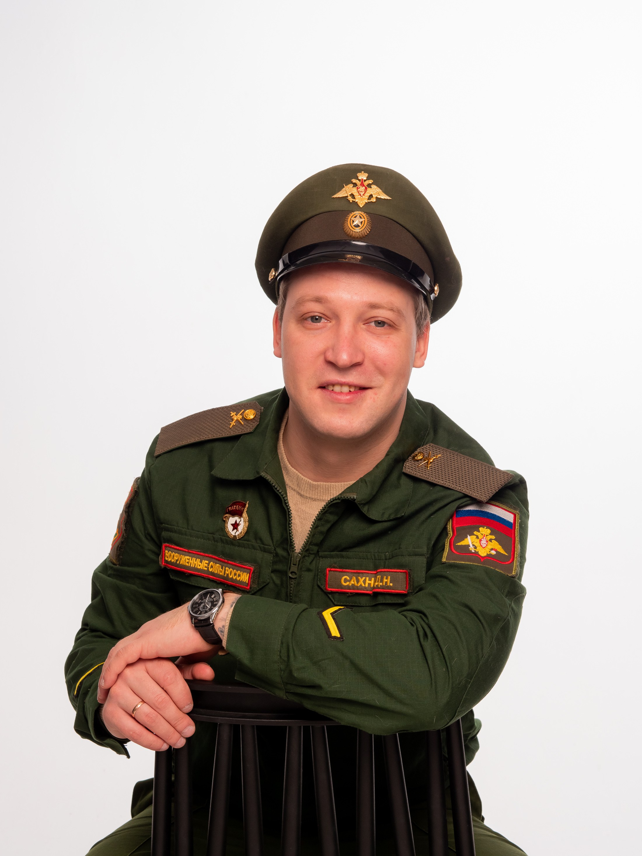 Съемка для выставки фотографий героев СВО. Фотограф Диана Одинцова в Волгограде