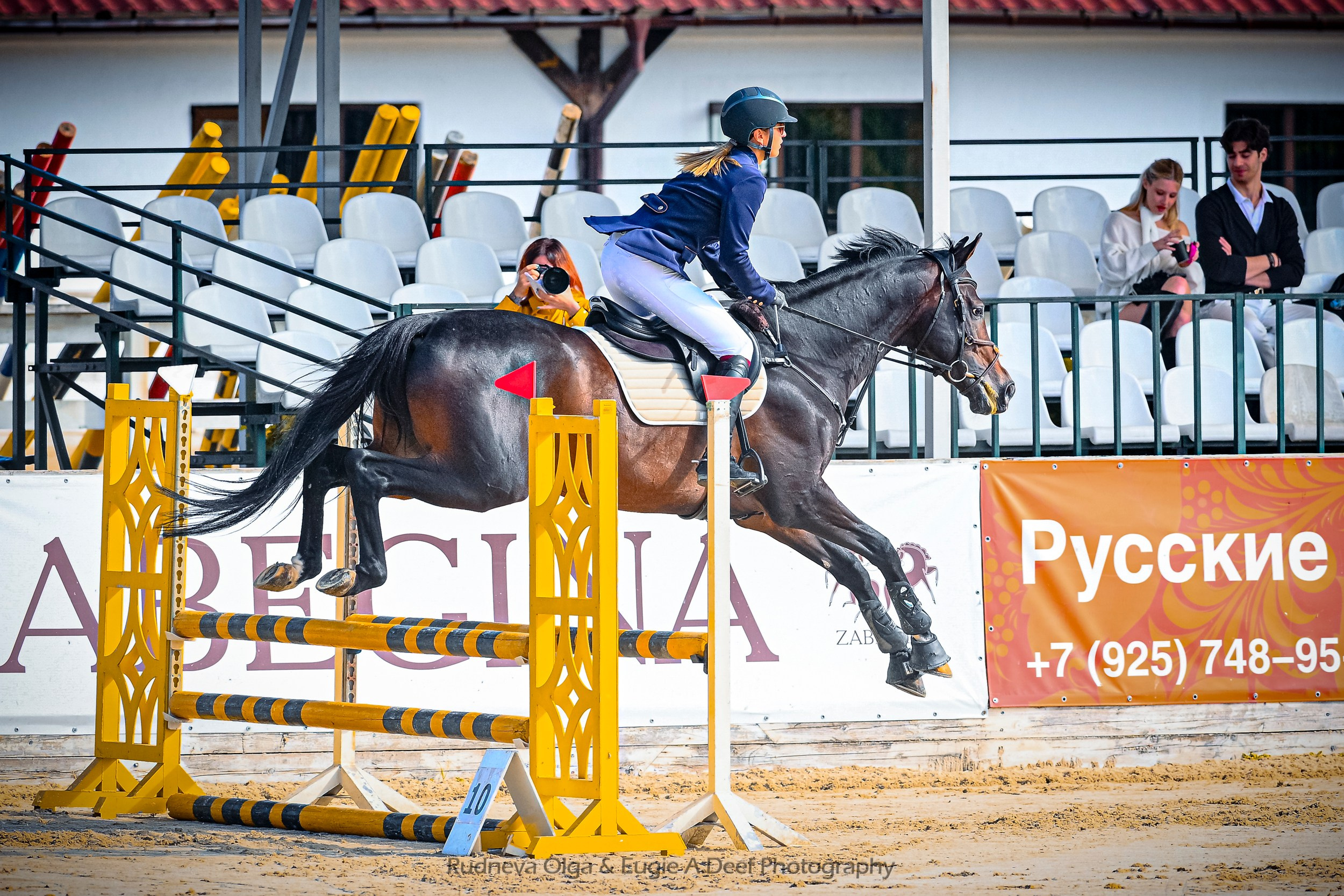 КСК «ОТРАДА» КОНКУР «ЗОЛОТАЯ ОСЕНЬ» —12 и 14 сент 2025. ТУРНИРНАЯ КОННАЯ ФОТОГРАФИЯ, Руднева Ольга и Евгений Адеев