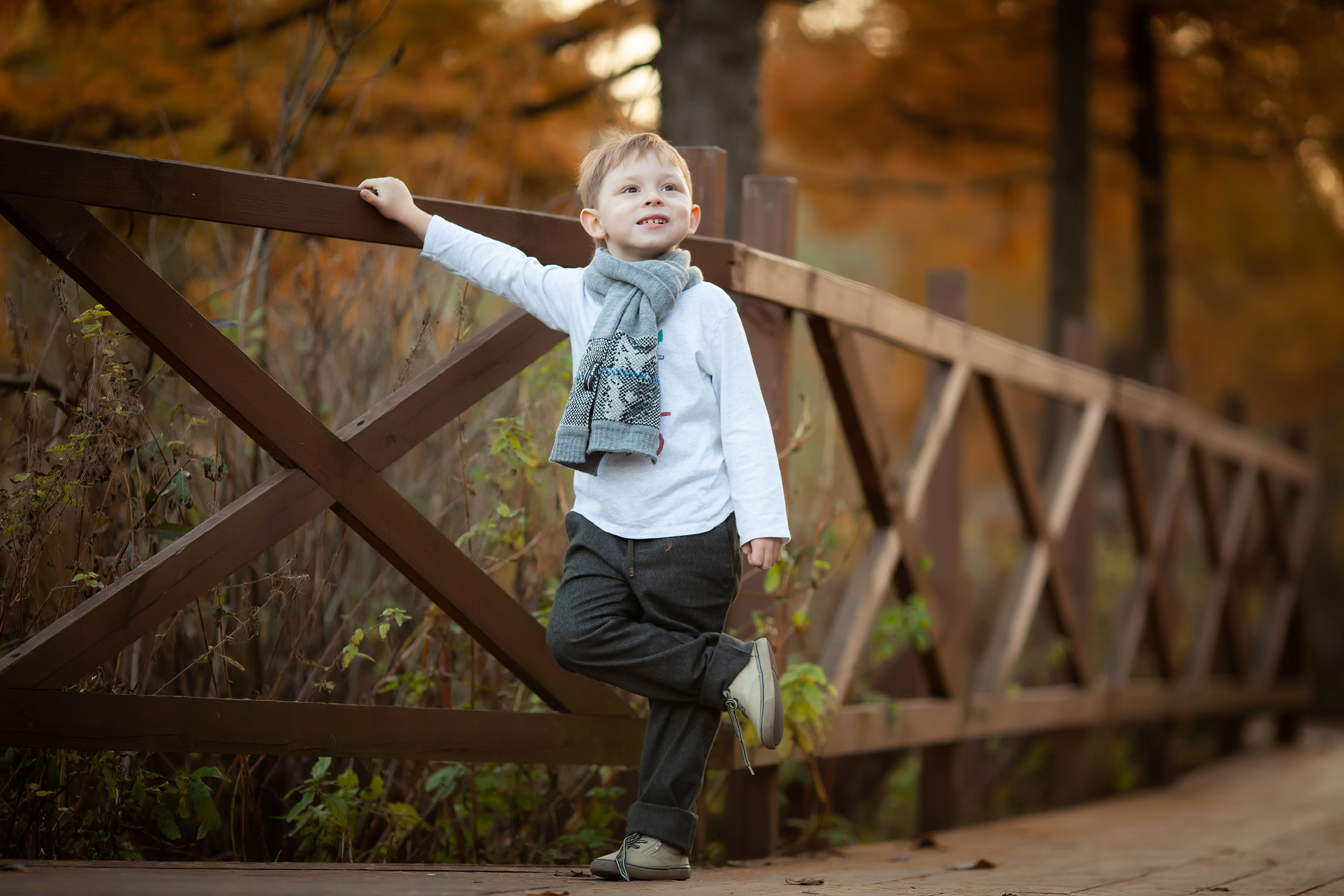 Детская осенняя фотосессия