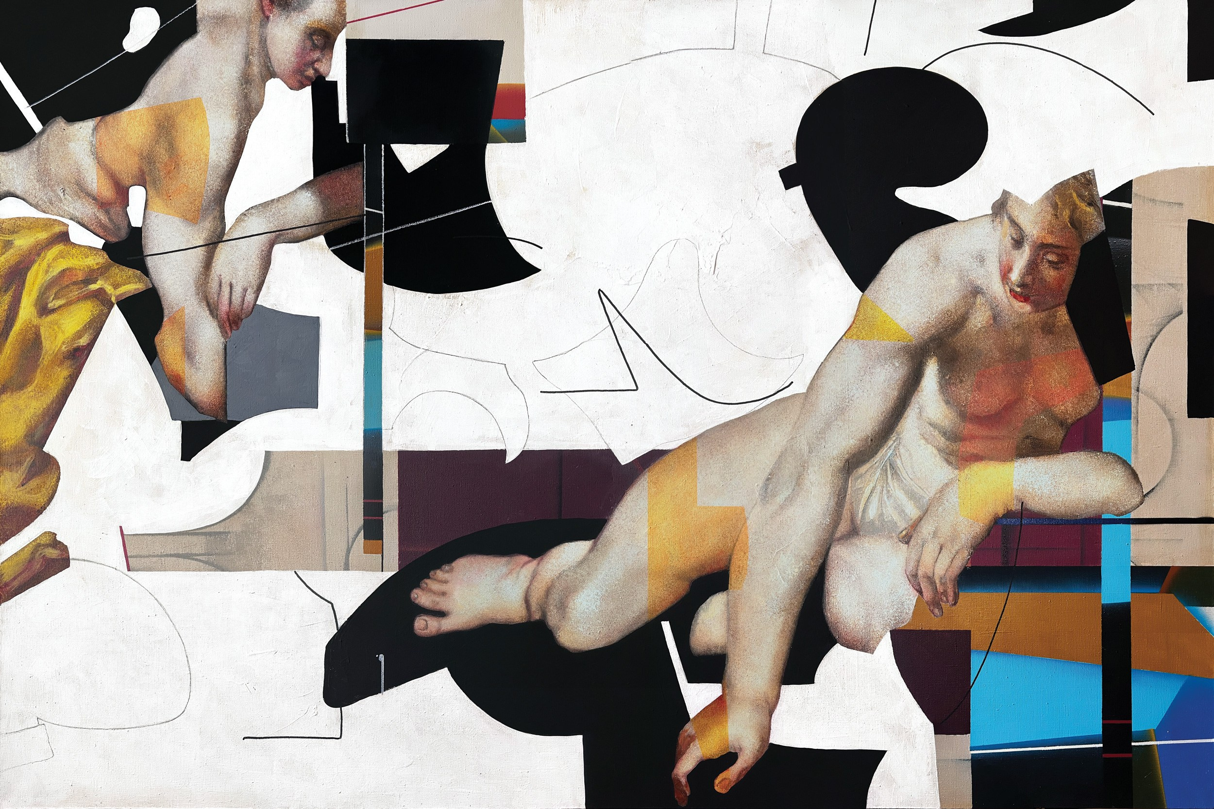 Холст, акрил, 100х100 см