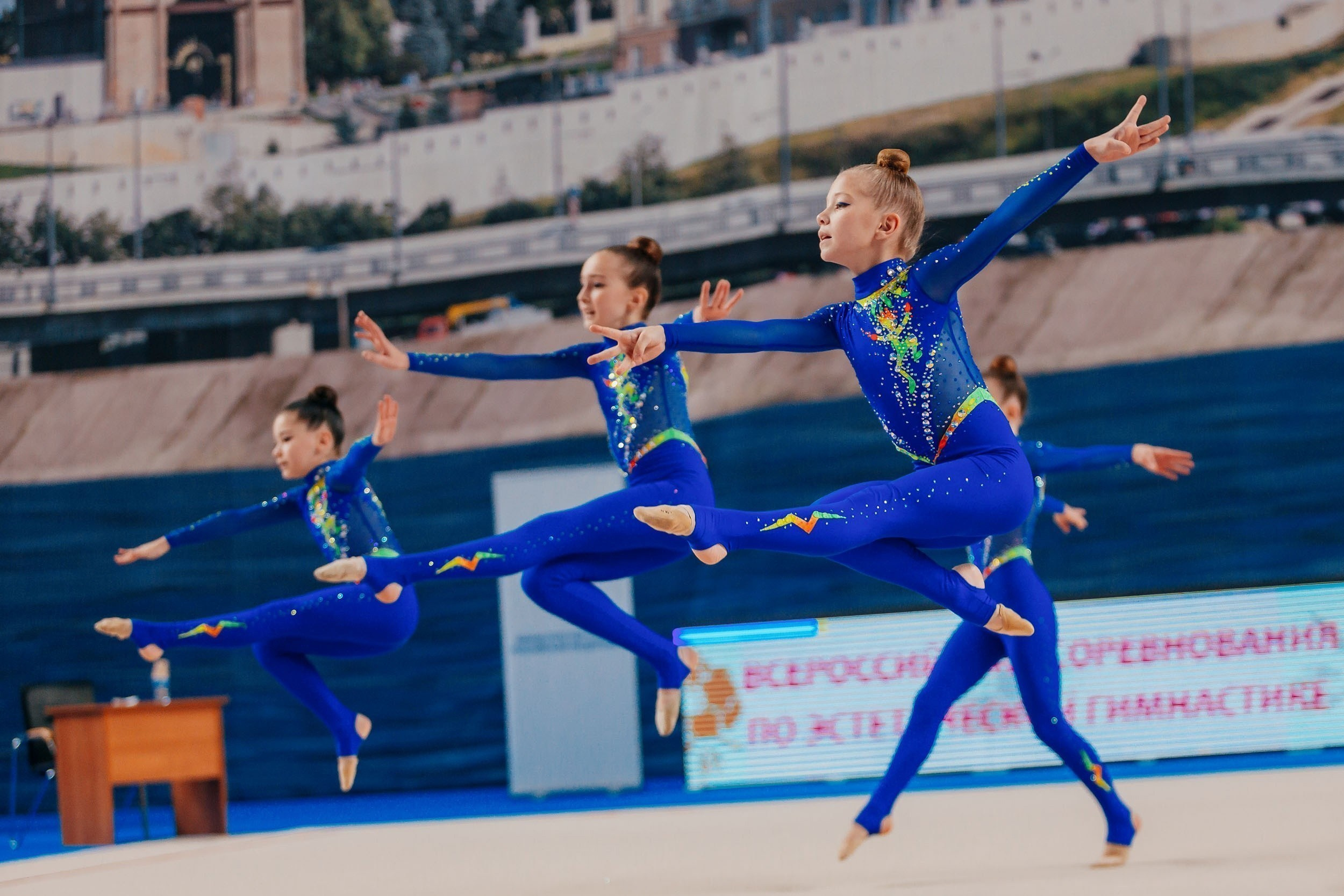 Турнир по эстетической групповой гимнастике «ВЕНЕРА 2024». Спортивный фотограф Александр Васильев. RG и AGG