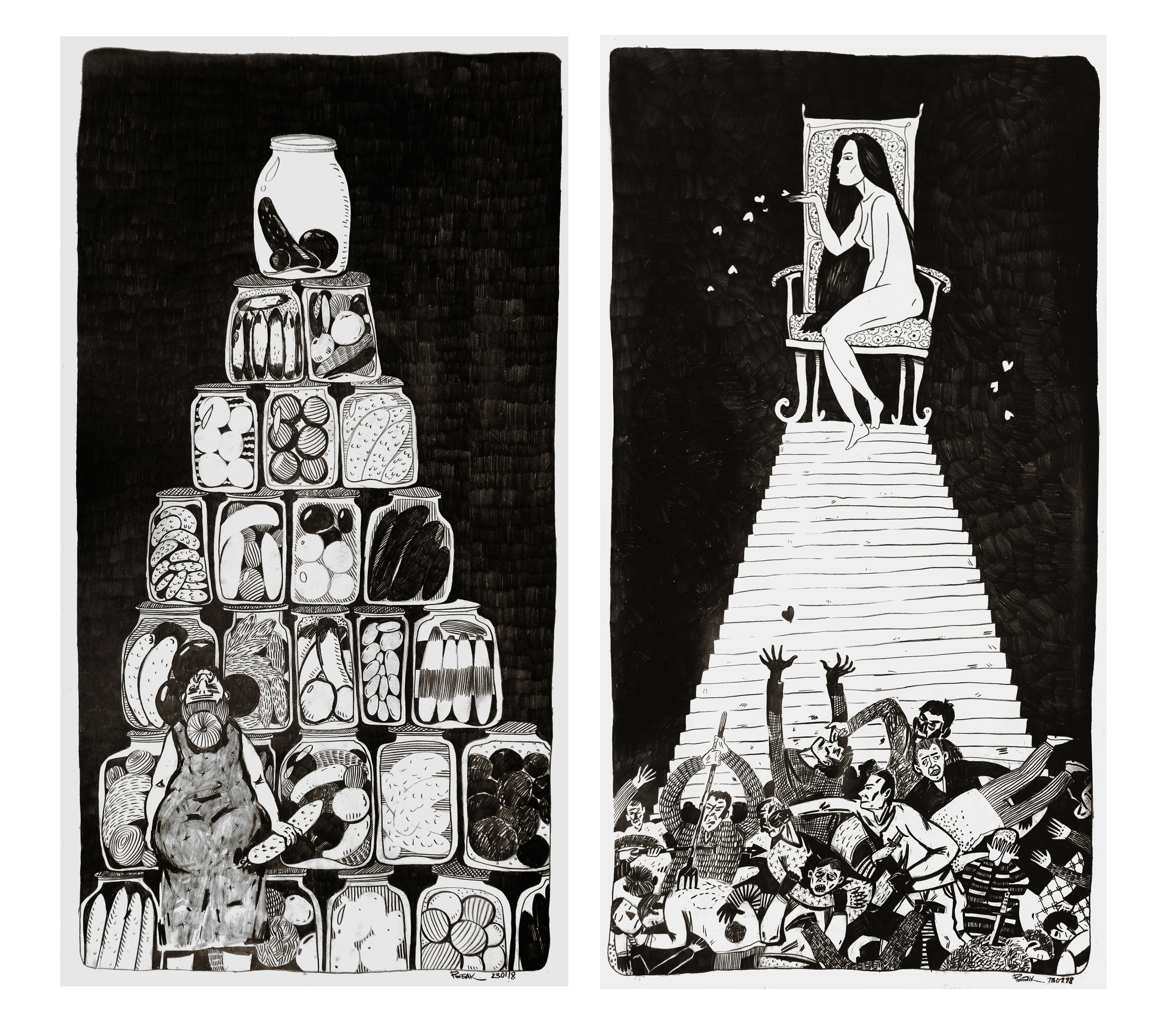 Графика 2018. Художник Рыбак Николай