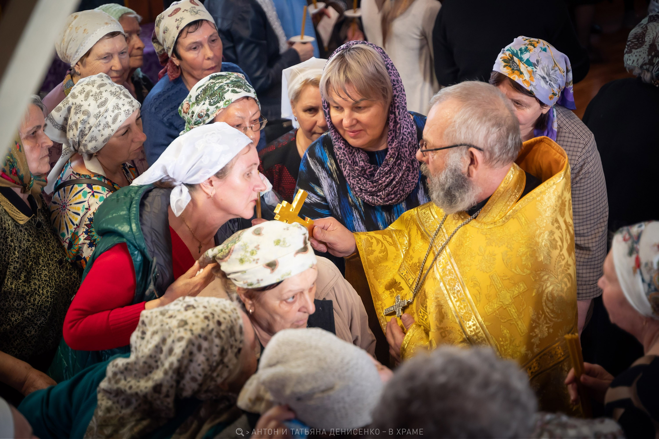 СЪЕМКИ — 2024. Антон и Татьяна Денисенко — В храме