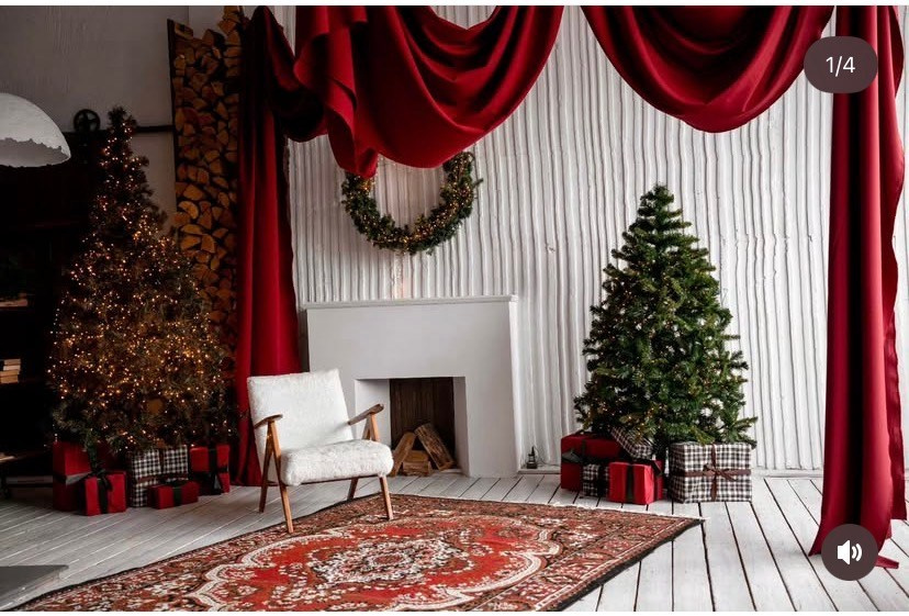 Актуальные новогодние фотостудии. Мила Астахова