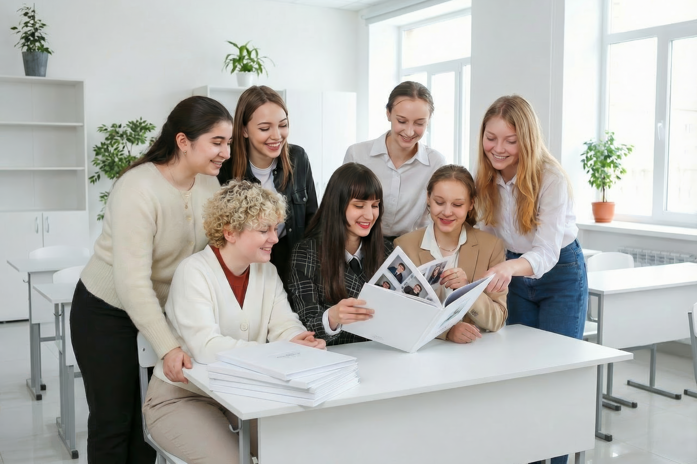 Выпускные альбомы для школы и детского сада — школьный фотограф Подольск, Троицк, Щербинка, Москва