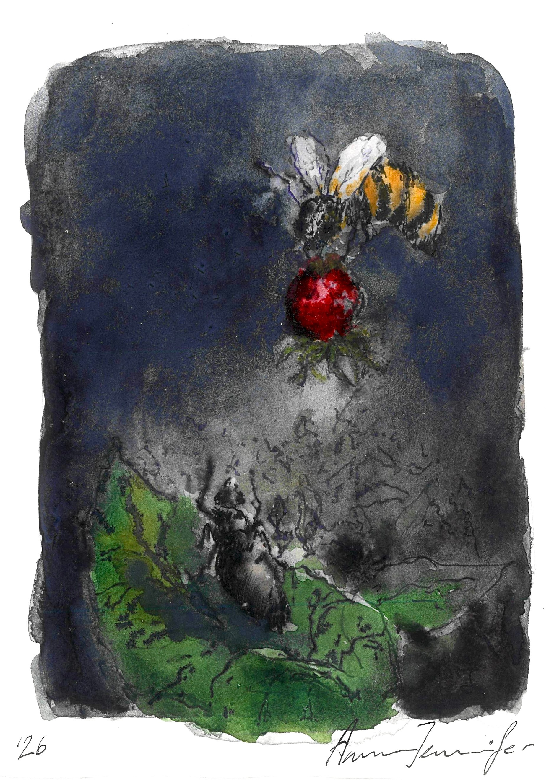 Watercolors. Artist Анна Дженнифер