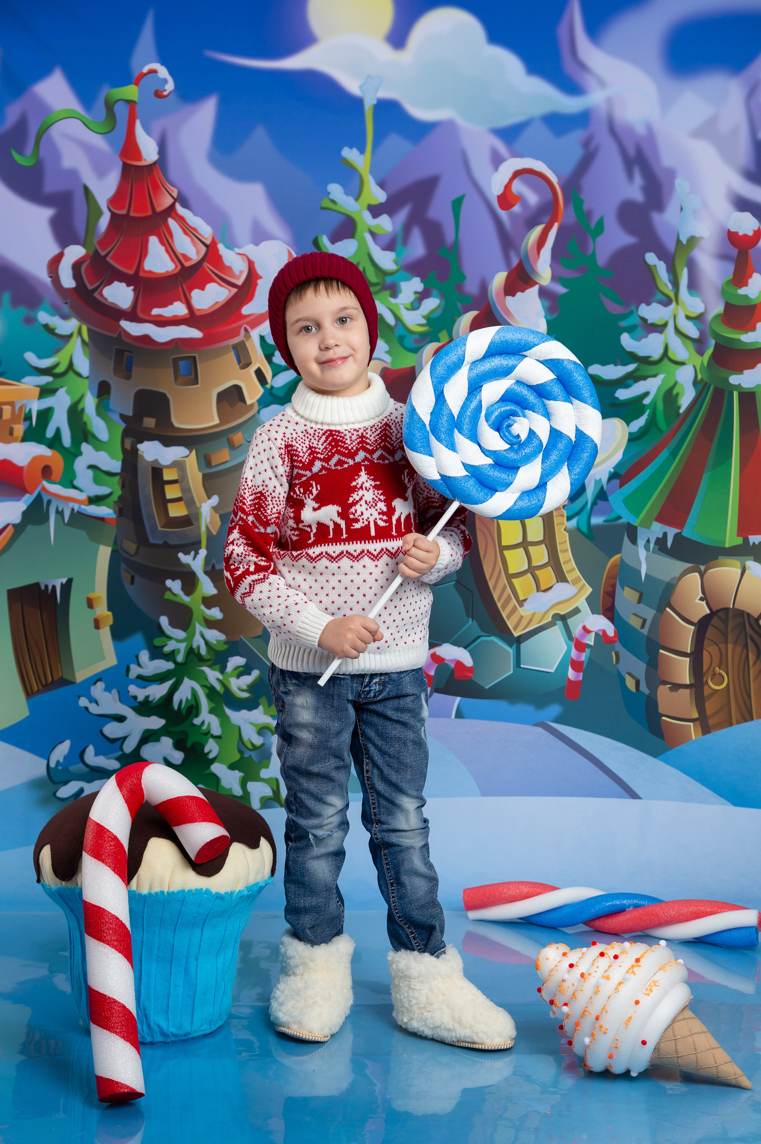 Красивые фотографии детей на Новый год. Караганда, Темиртау.