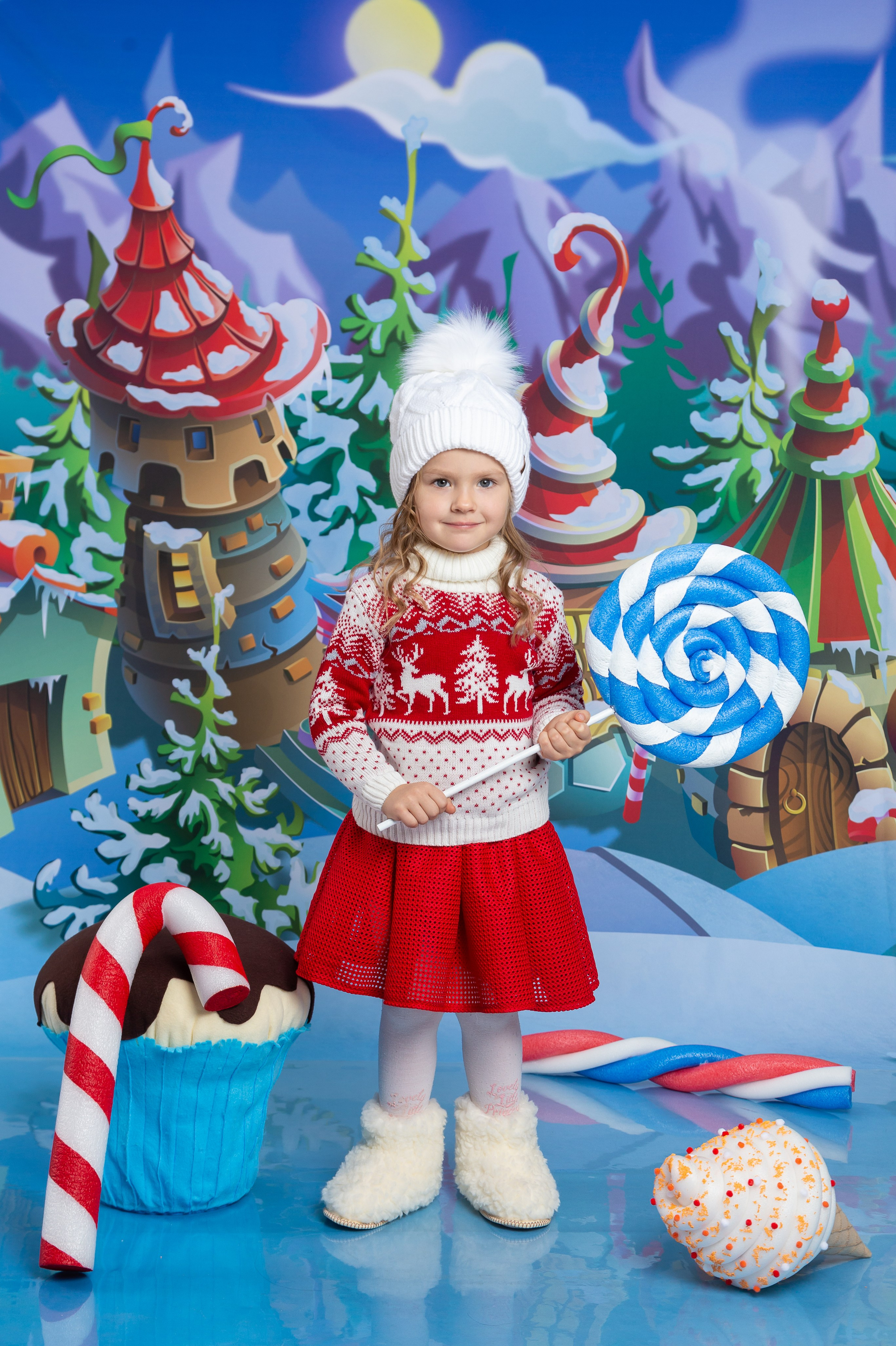 Костюмированная детская фотосъемка на Новый год. Караганда, Темиртау.