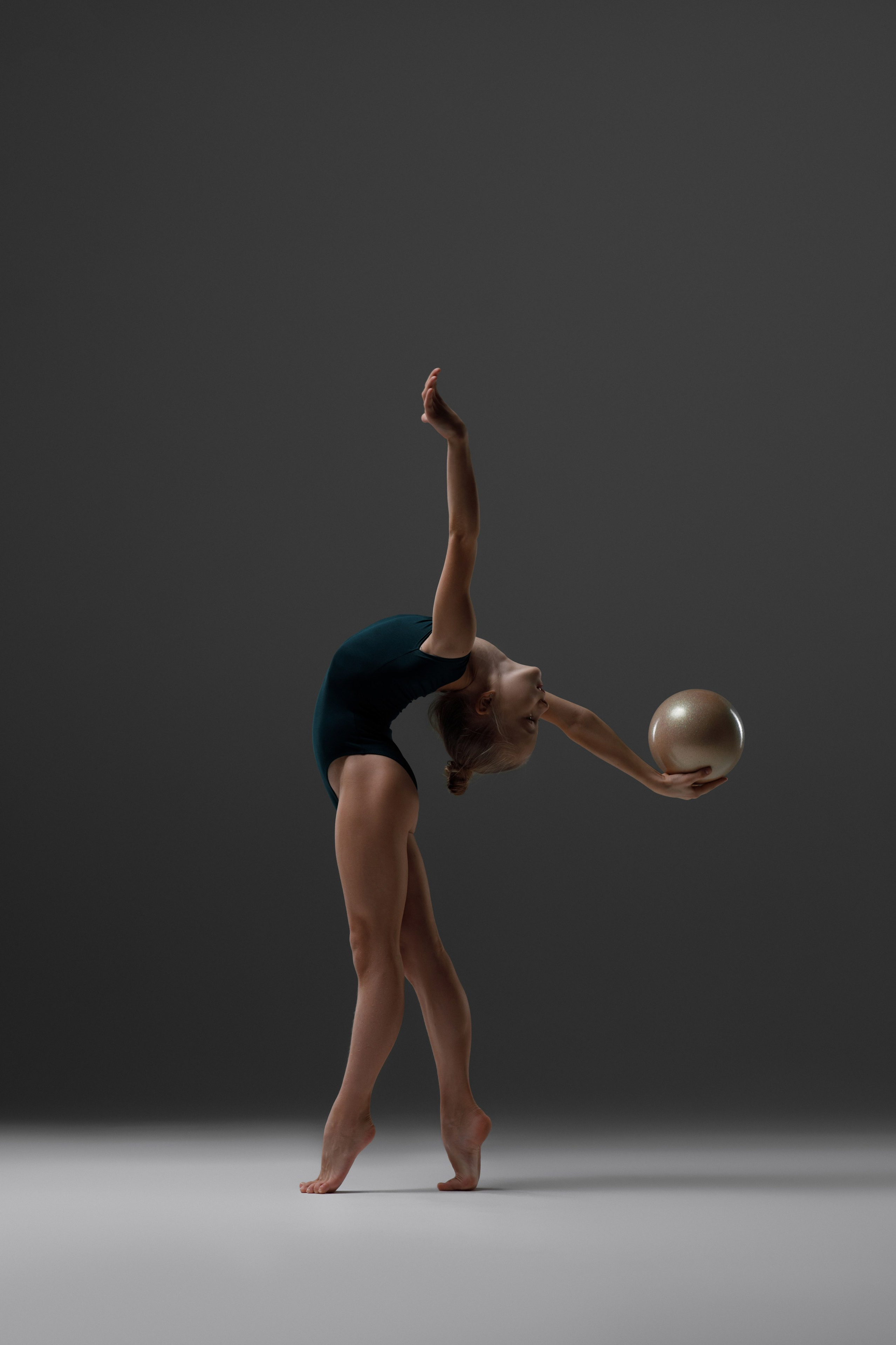 Спортивная фотосессия для художественной гимнастки