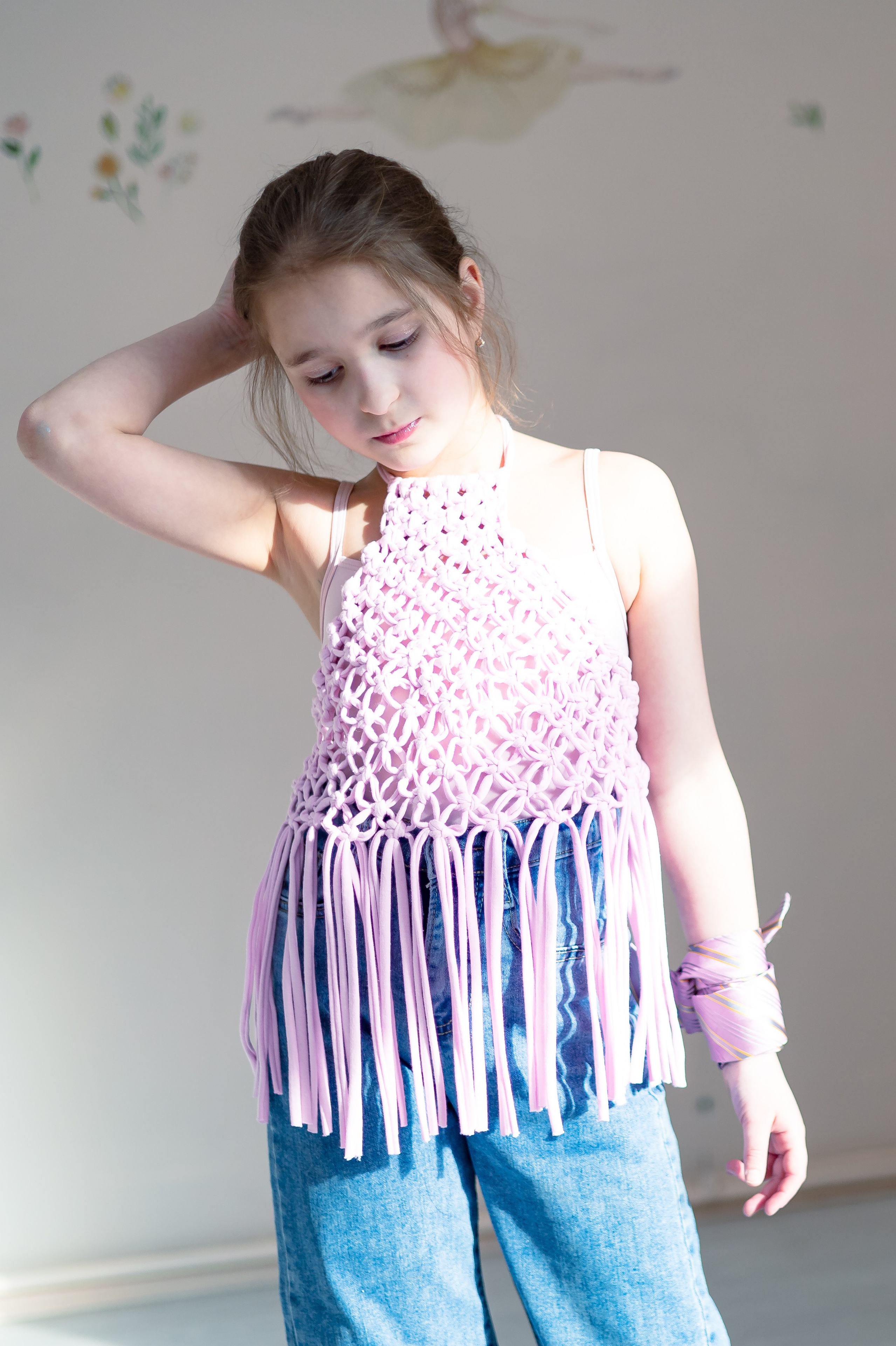 Мастер-класс макраме: топ-жилет для подростков. Школа для девочек во Владивостоке — Само Совершенство