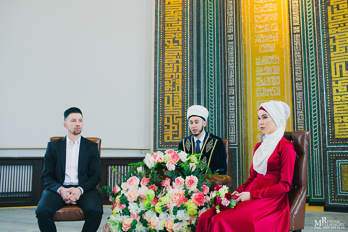 никах в мечети, молитва на никах, мусульманская свадьба, фотограф казань, фотограф на никах