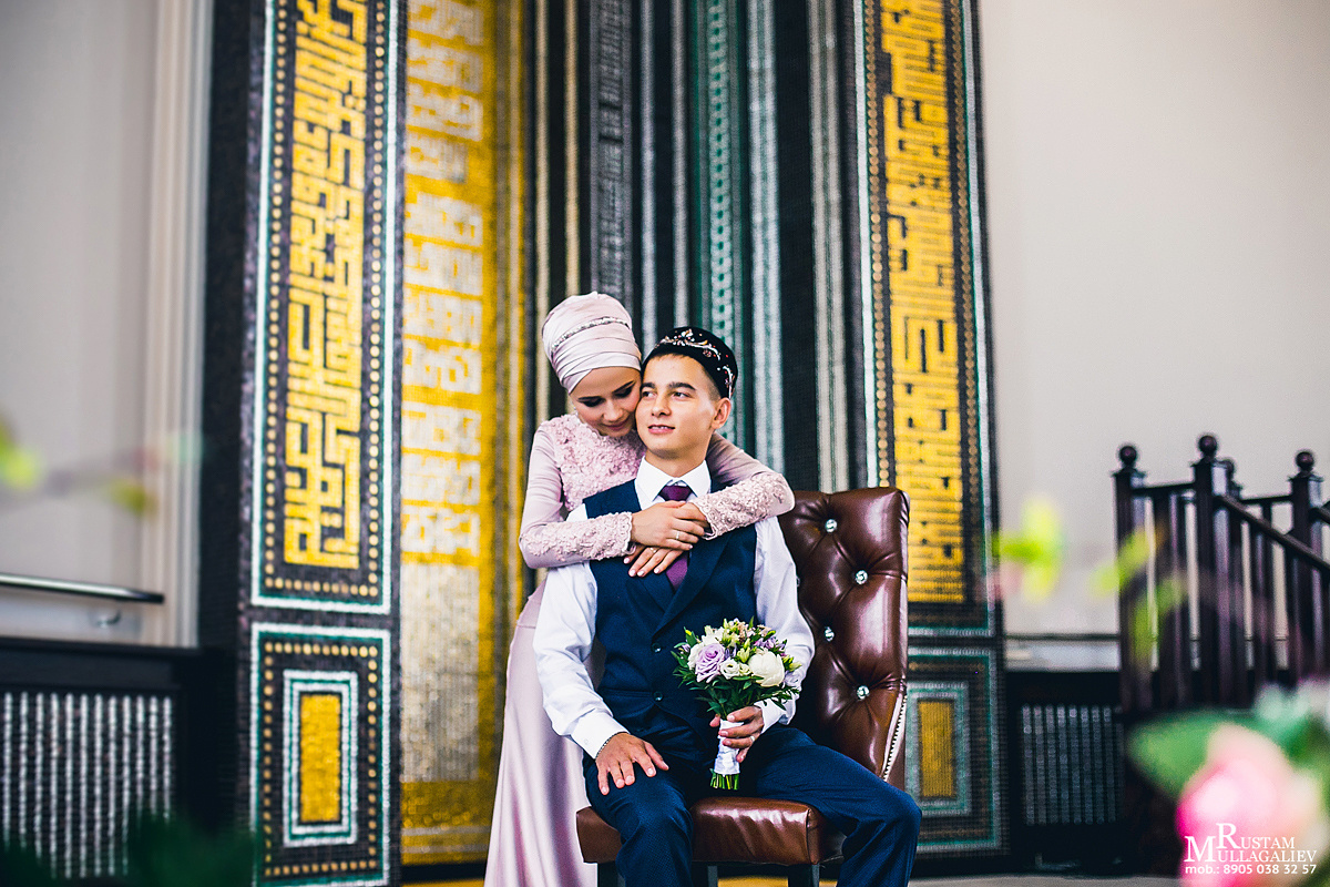 никах в мечети Ярдэм, букет на никах, чтение никах, фотосессия никах