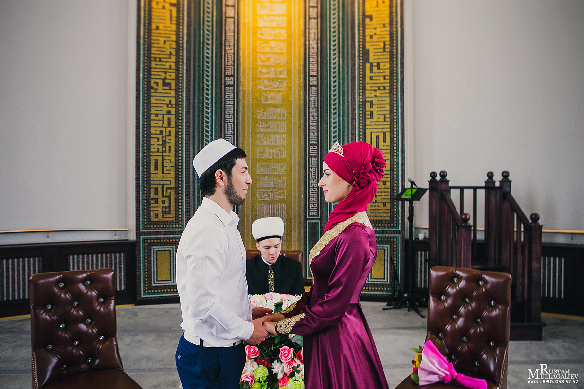 согласие молодоженов, на никах, никах свидетели, мечеть ярдэм, мечеть ярдэм казань, завязывание платка, платье на никах
