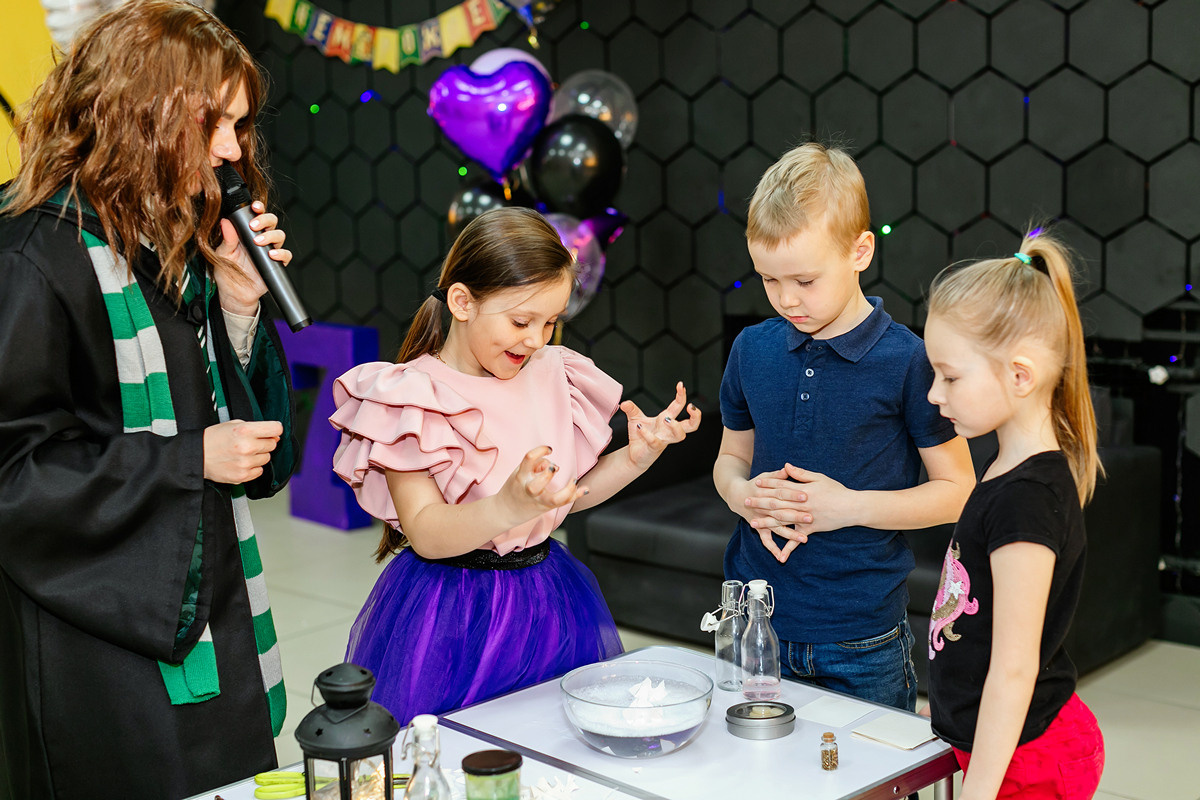 Детский день рождения в стиле Гарри Поттера. Детский и семейный фотограф в Екатеринбурге